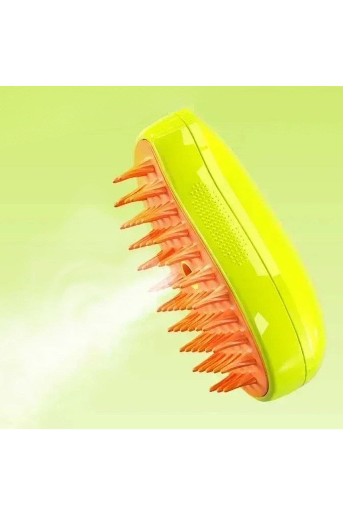 Hobibahçem Buharlı Yumuşak Silikon Uçlu Kedi - Köpek Tüy Tarama Tarağı Yıkam