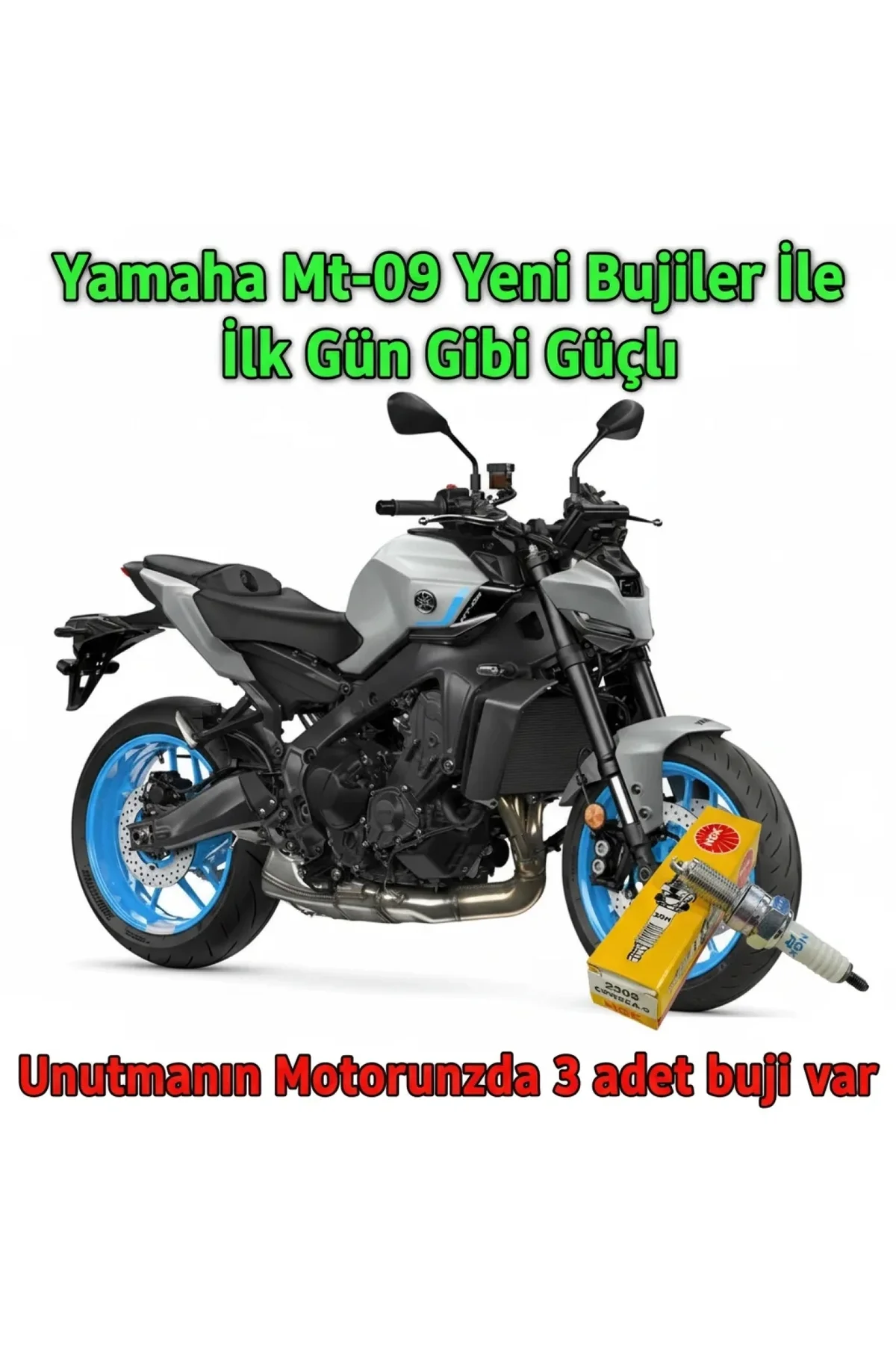Buji CPR9EA-9 MT-09 Tracer-09 Xsr 900 Standart Ngk Buji 1 Adet Buji CPR9EA-9 MT-09 Tracer-09 Xsr 900 Standart Ngk Buji 1 Adet