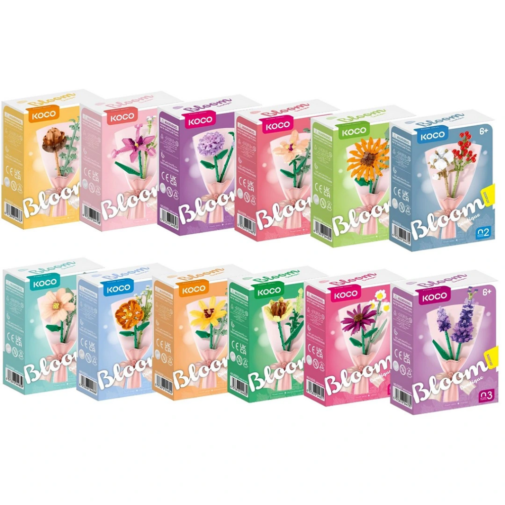 Buket Çiçekleri 3D Puzzle ADET FİYATIDIR Buket Çiçekleri 3D Puzzle ADET FİYATIDIR