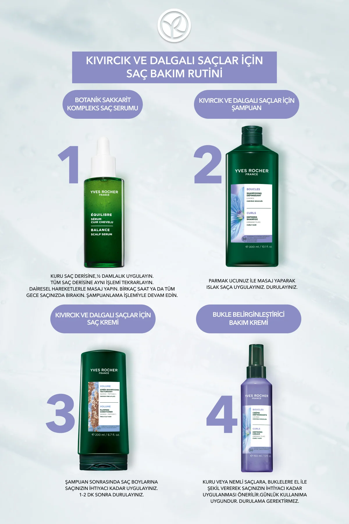 Bukle Belirginleştirici Saç Kremi - Kıvırcık ve Dalgalı Saçlar/ B