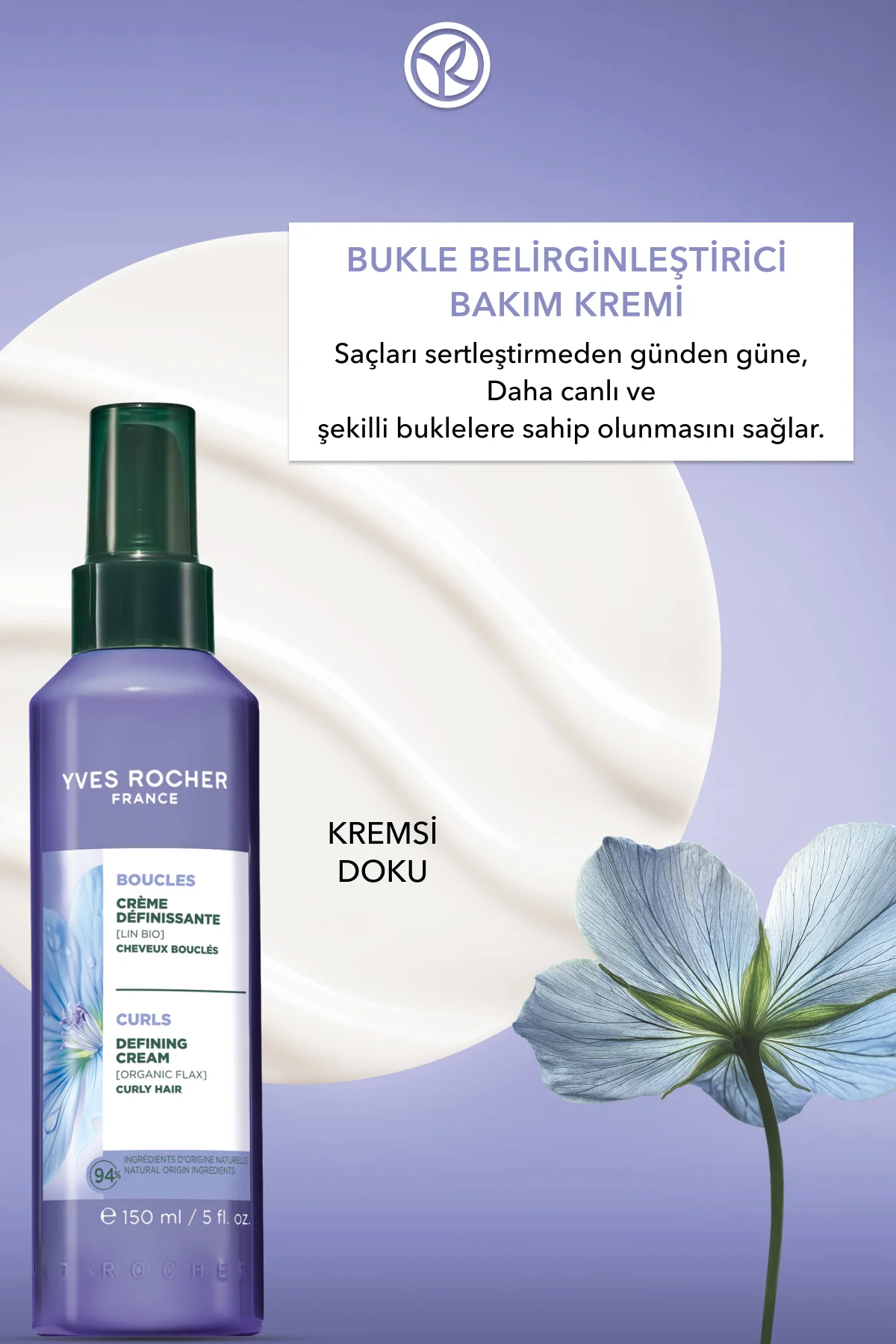 Bukle Belirginleştirici Bakım Kremi - Kıvırcık Ve Dalgalı Saçlar 