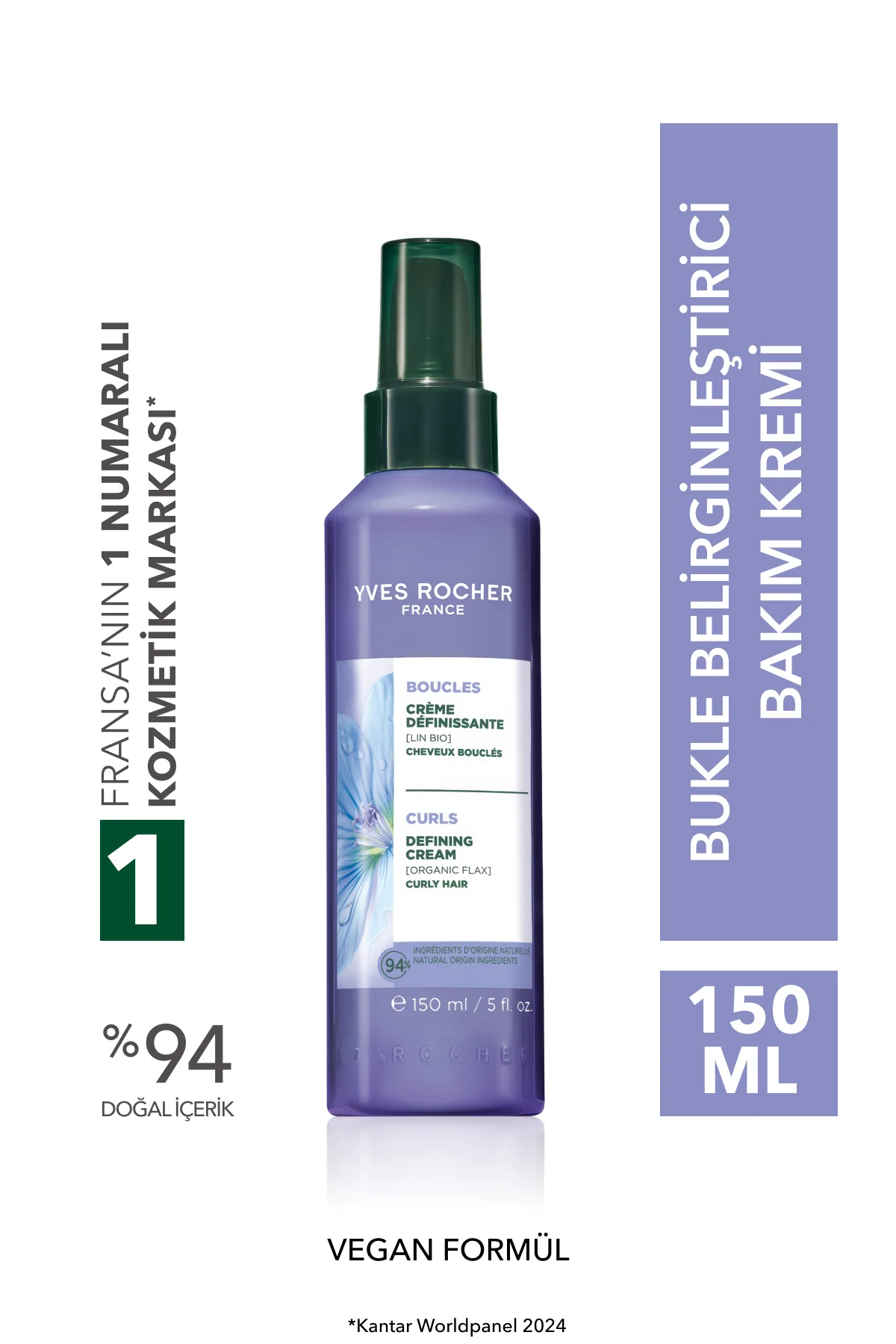 Bukle Belirginleştirici Bakım Kremi - Kıvırcık Ve Dalgalı Saçlar 