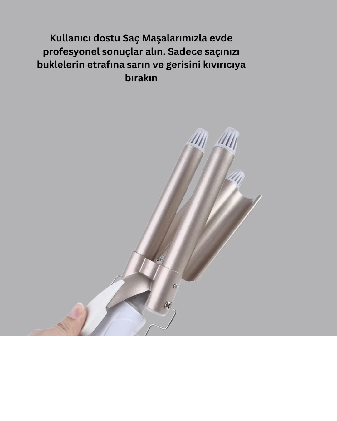 Bukle Saç Maşası – Kolay Kullanım, Sağlıklı Bukleler yüksek ısılı