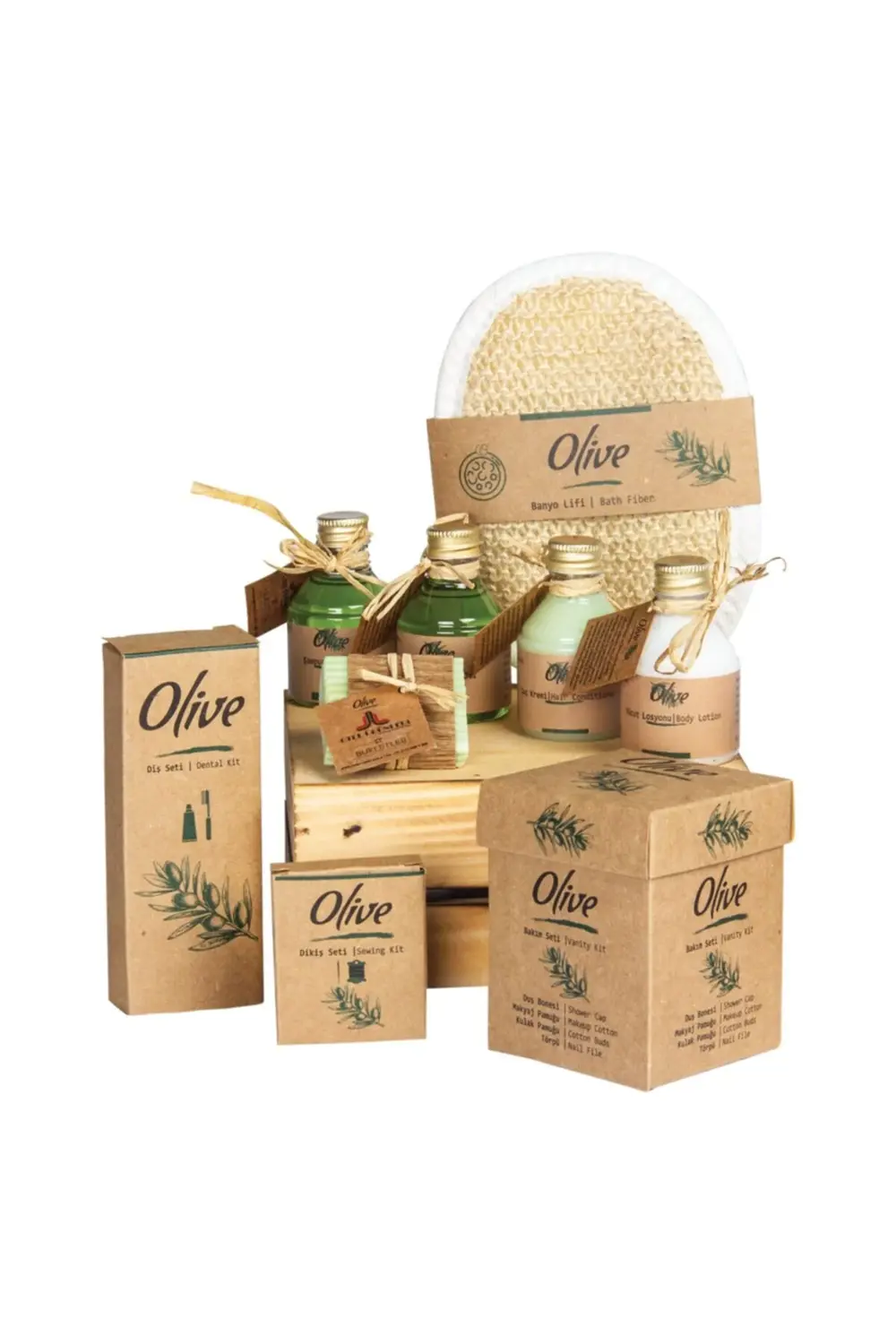 Buklet Otel Tipi Olive Ipli Doğal El Sabunu 20 gr (500 ADET)