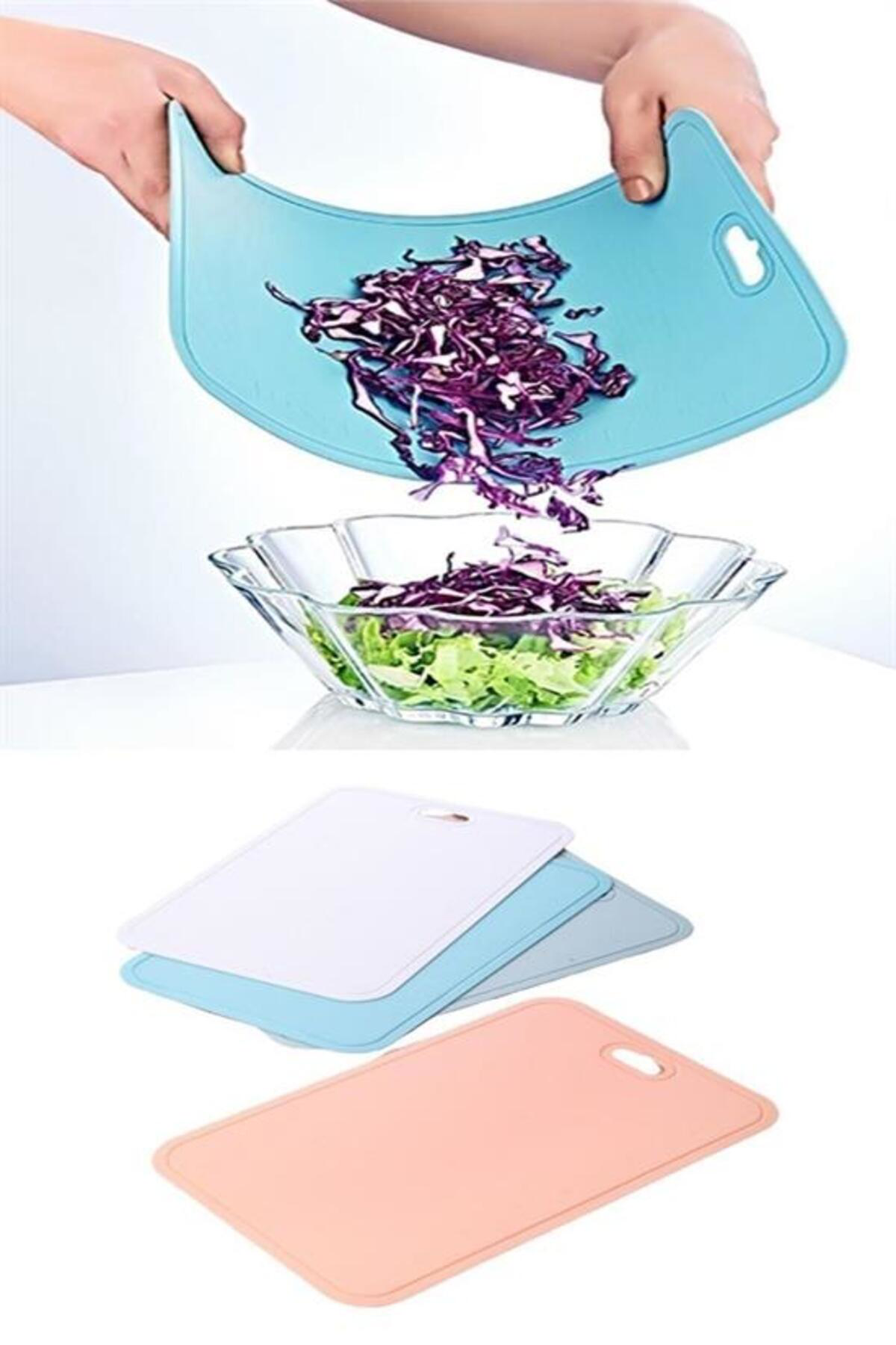Ok Aksesuar Bükülebilir Esnek Kesme Mati Meyve Sebze Doğrama Kesme Tahtasi 20