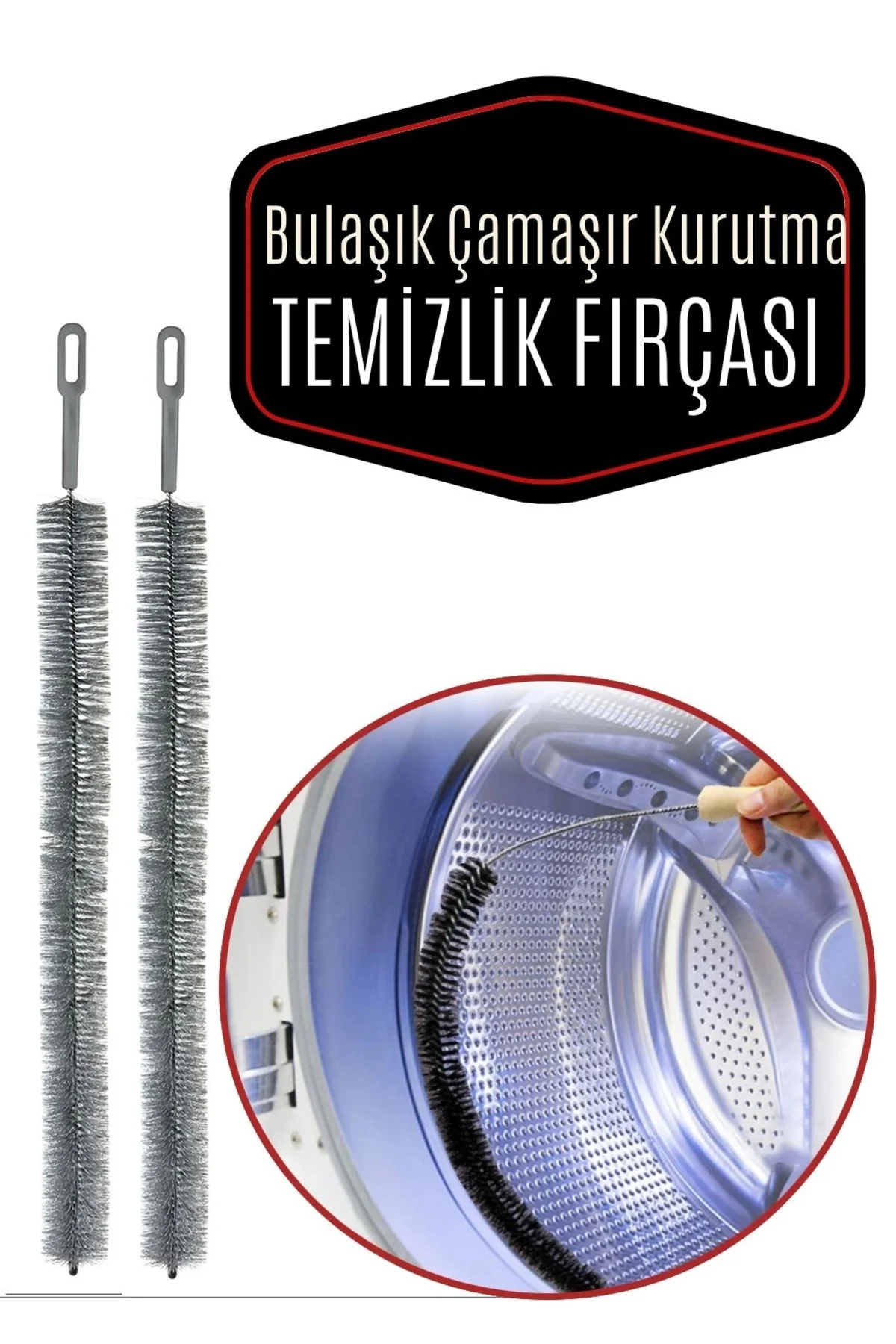 Bulaşık Çamaşır Kurutma Makine Temizleme Fırçası 2 Adet