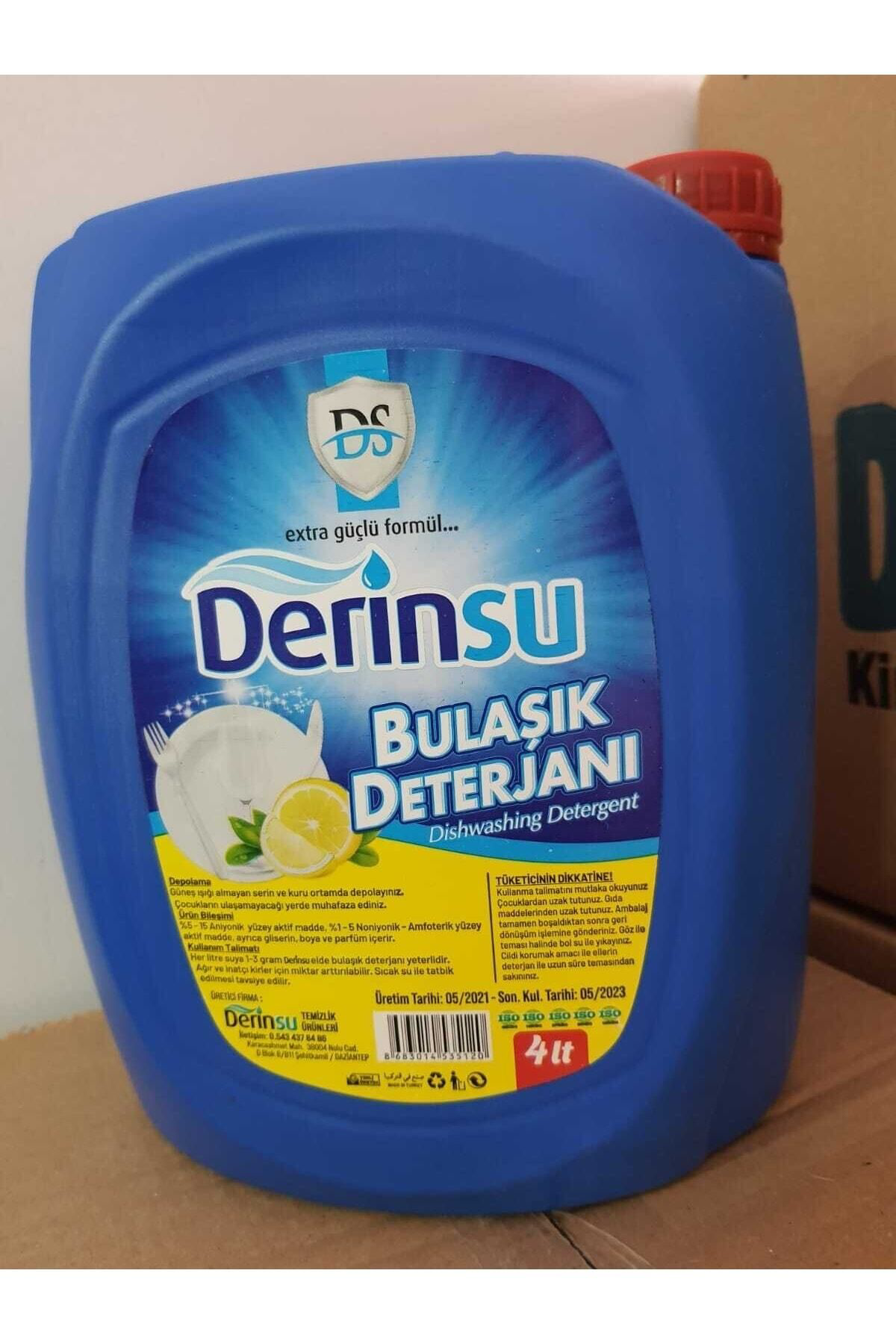 Bulaşık Deterjanı Koli Içi 4 Adet 4 lt