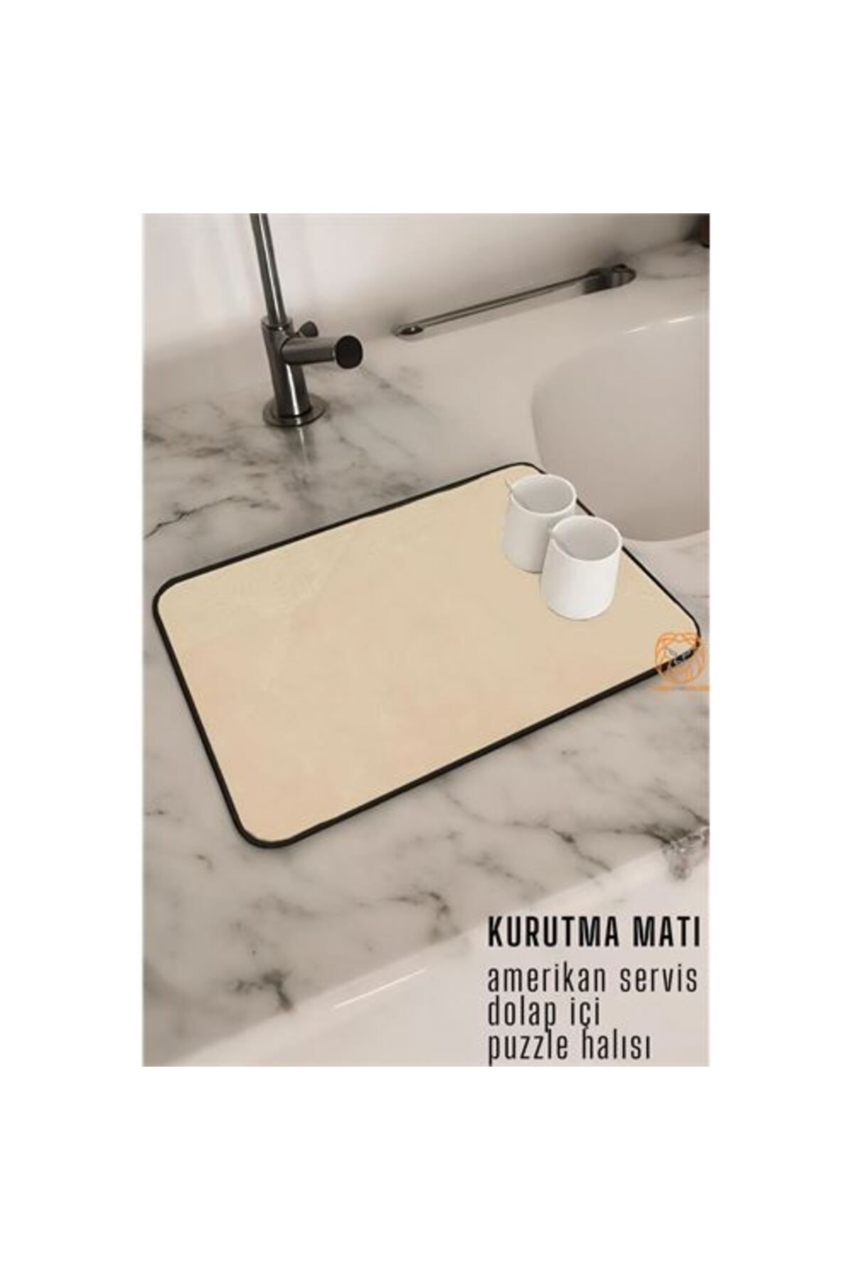 Modacar Bulaşik Durulama Kurutma Mati Süzücü Emici V.Valore Design