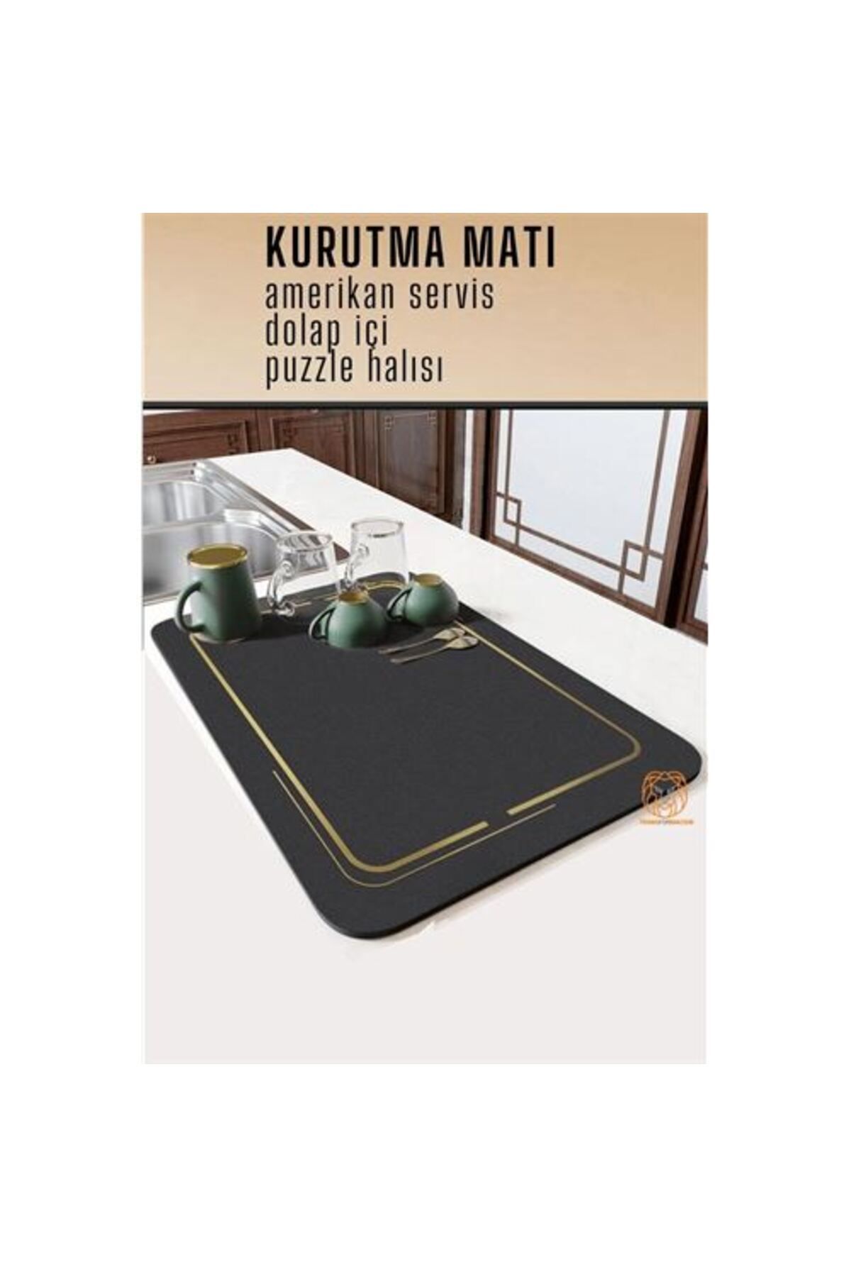 Modacar Bulaşik Durulama Kurutma Mati Süzücü Emici D.Reohouri Design