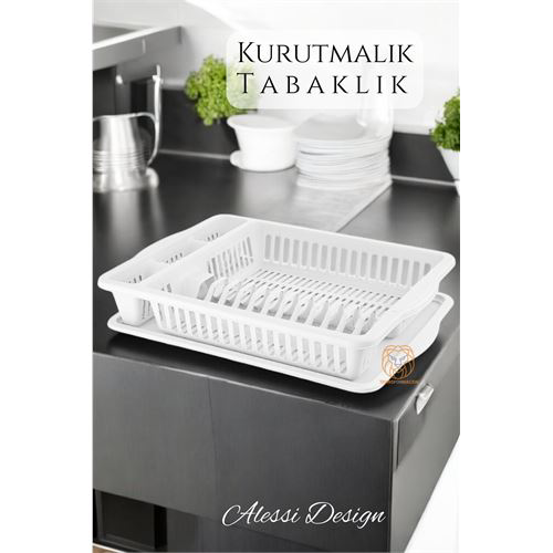 Bulaşık Durulama Sepeti Tabaklık Bulaşık Kurutmalık BEYAZ Alessi Bulaşık Durulama Sepeti Tabaklık Bulaşık Kurutmalık BEYAZ Alessi