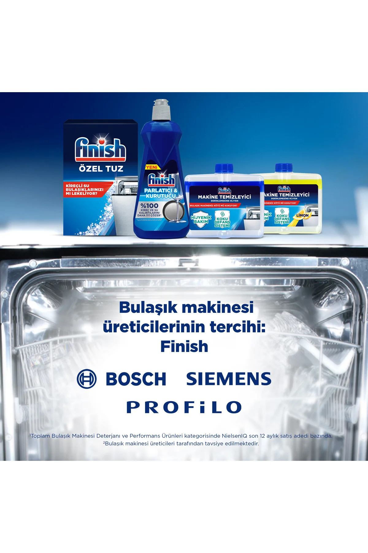 Bulaşık Makinesi Temizleyici Sıvı 250 ml x 4 Fiyatı, Yorumları ve Özellikleri