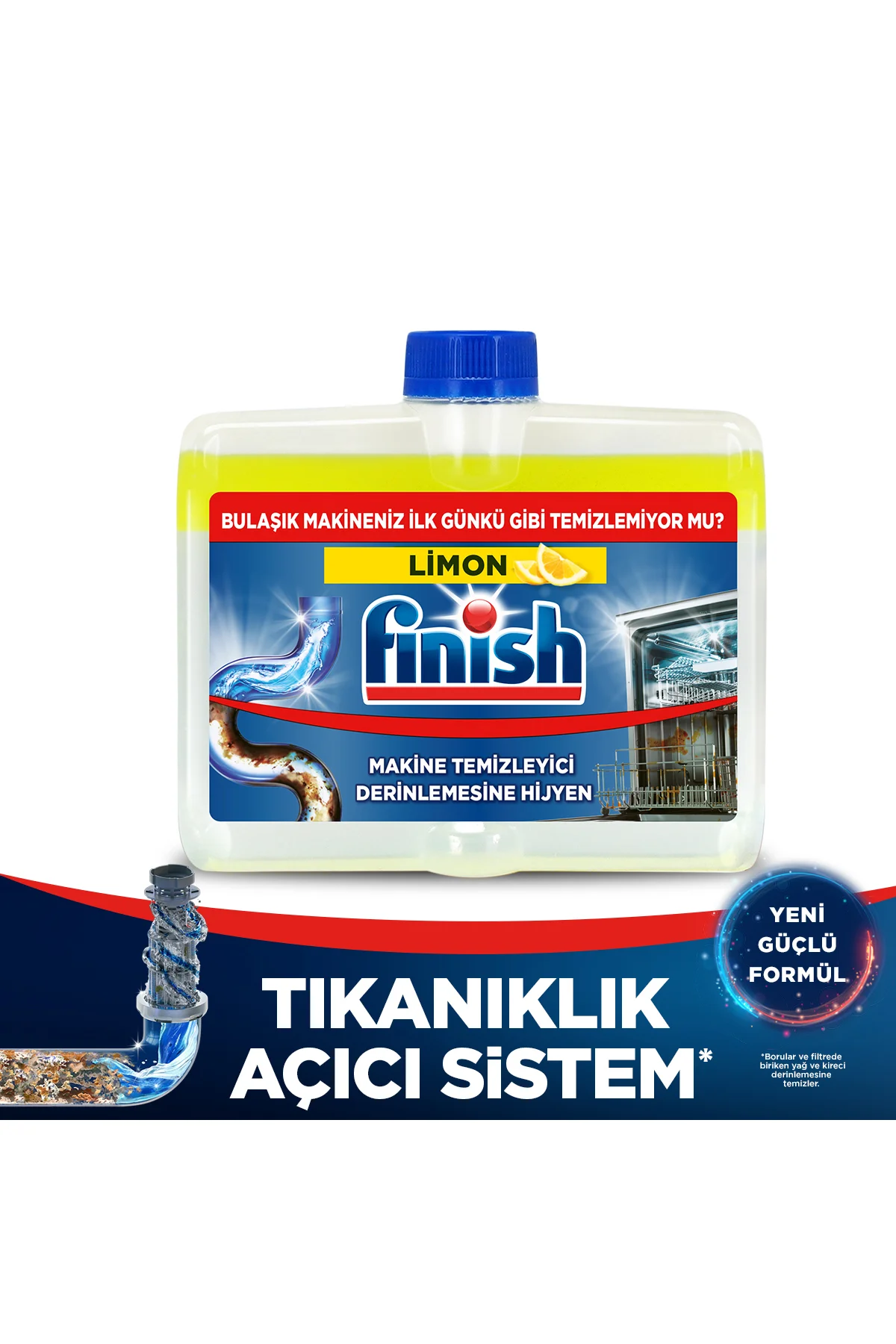 Bulaşık Makinesi Temizleyici Sıvı Limon 250 ml Bulaşık Makinesi Temizleyici Sıvı Limon 250 ml