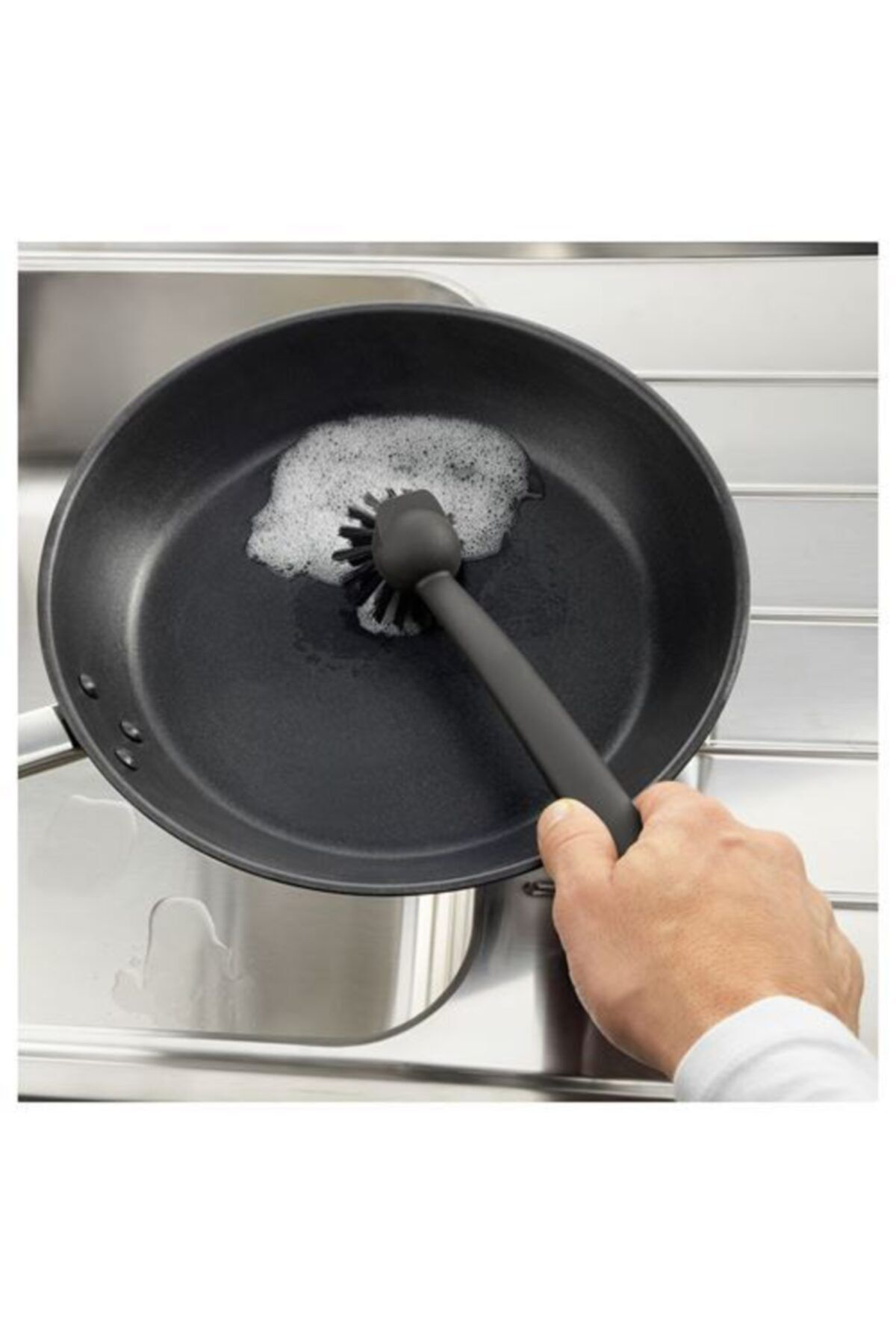 İkea Bulaşık Temizleme Fırçası Uzunluk: 29 Cm Vantuzlu Plastik Bulaşık