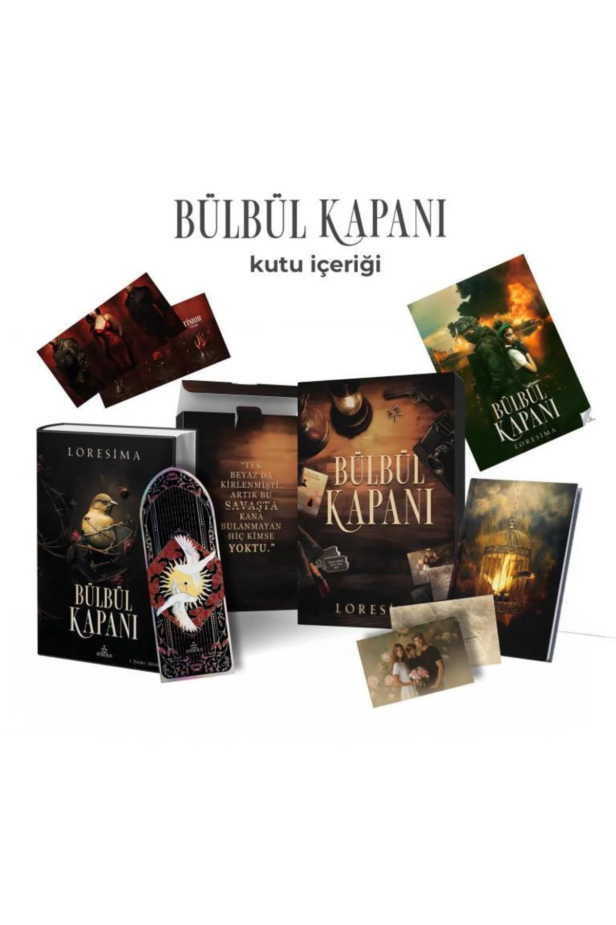 Bülbül Kapanı 1 Hediyeli Özel Kutu ( Ciltli)