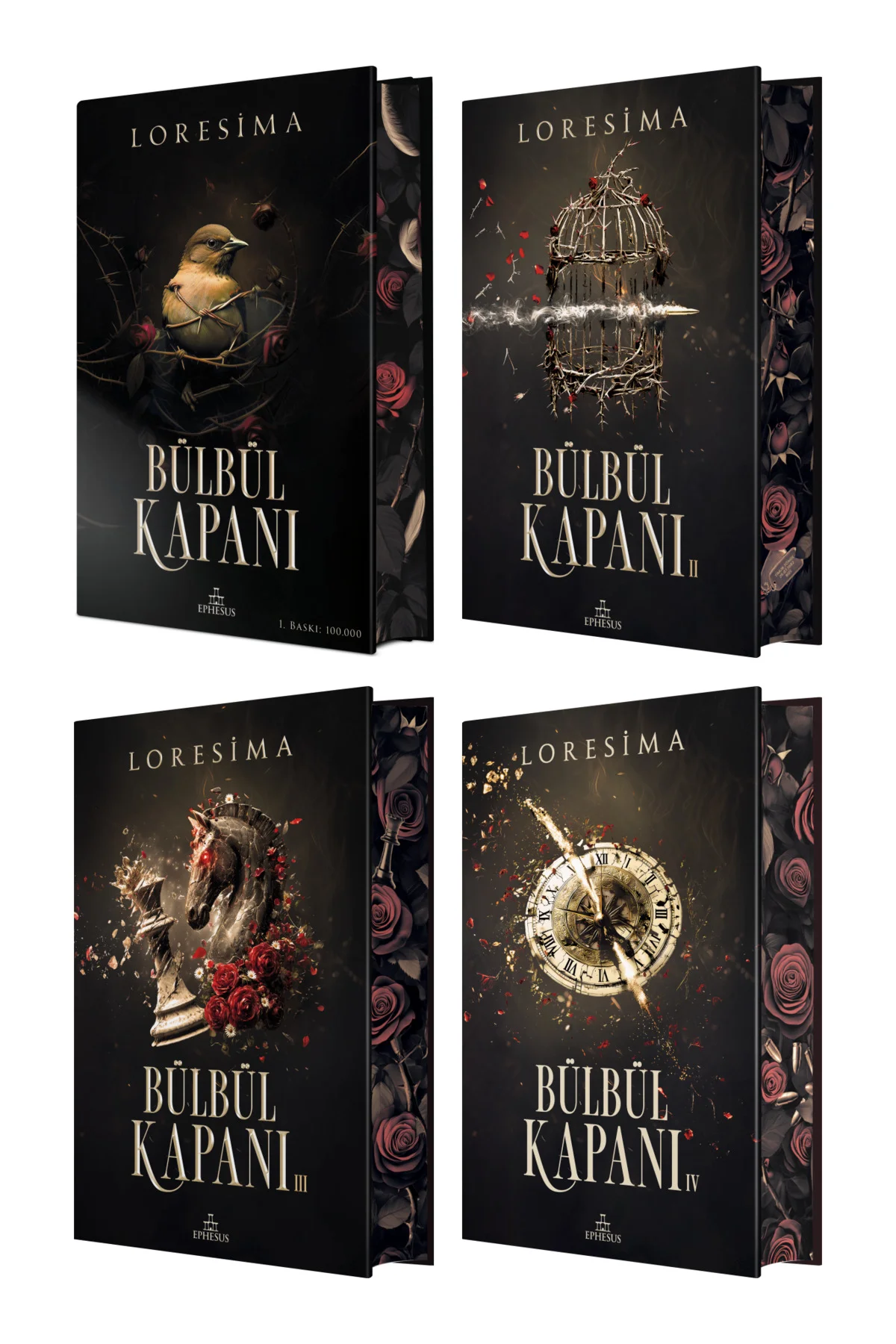 Bülbül Kapanı Yan Boyamalı 4lü Set