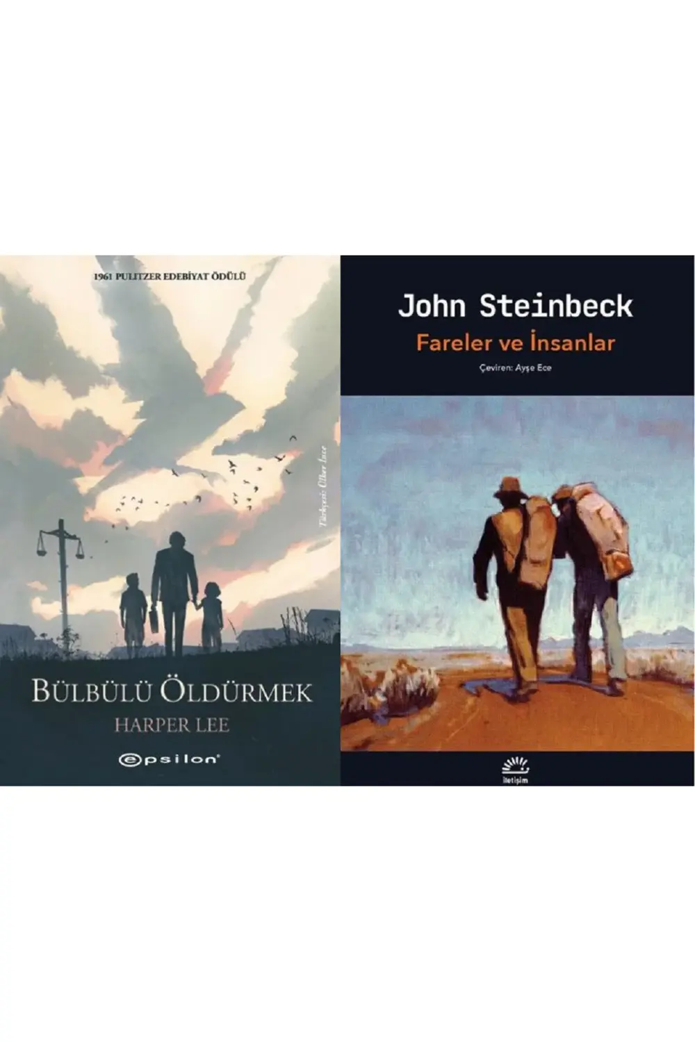 Bülbülü Öldürmek + Fareler ve İnsanlar 2 Kitap Set
