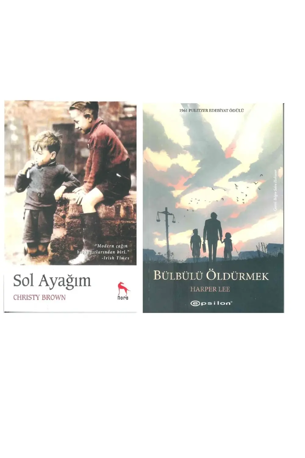 Bülbülü Öldürmek-Sol Ayağım 2 kitap (Karton Kapak)