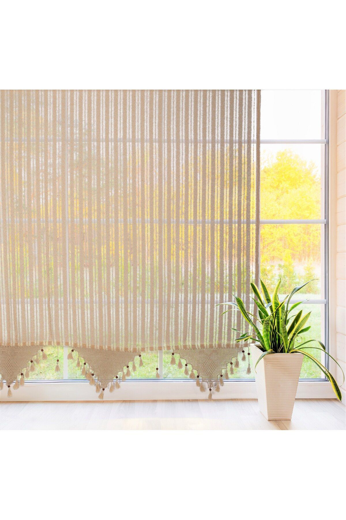 Buldan Concept Buldan Çizgili Tül Perde