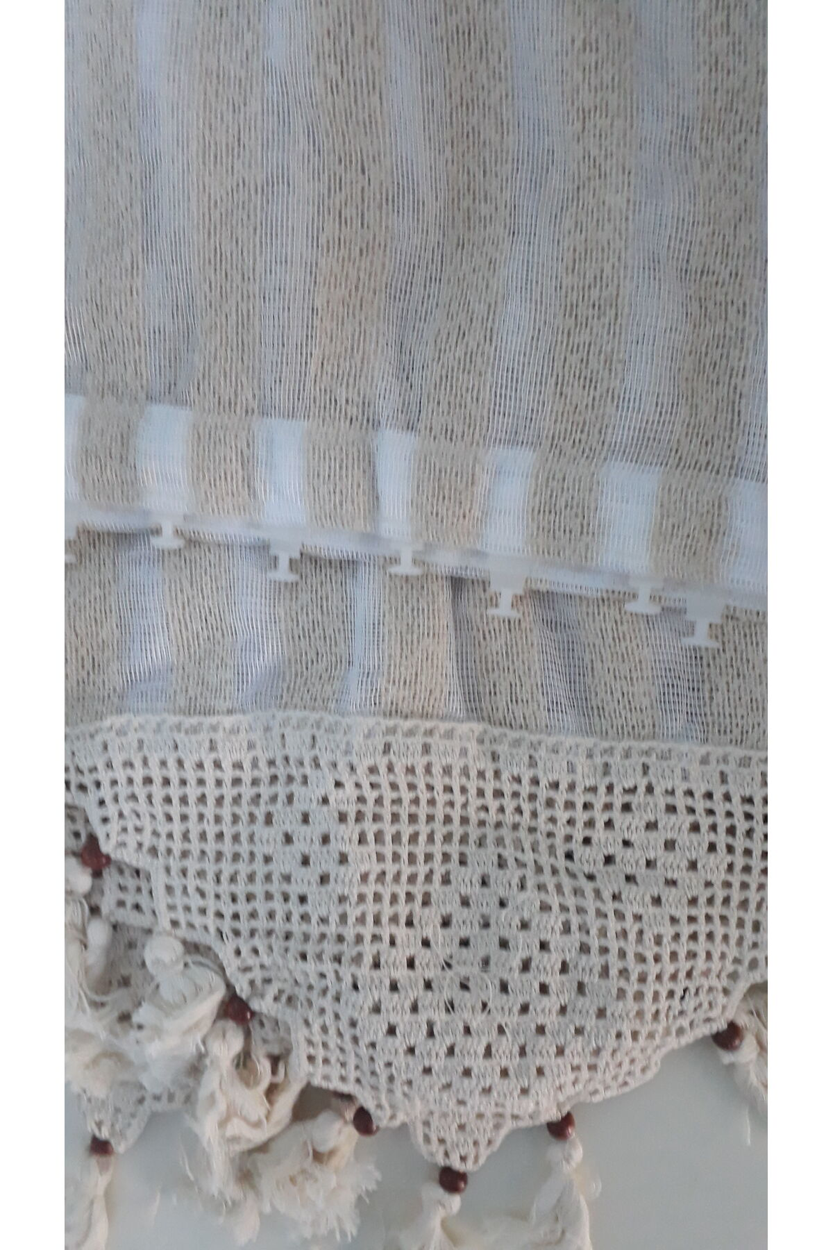 Buldan Concept Buldan Çizgili Tül Perde 220X200 Cm