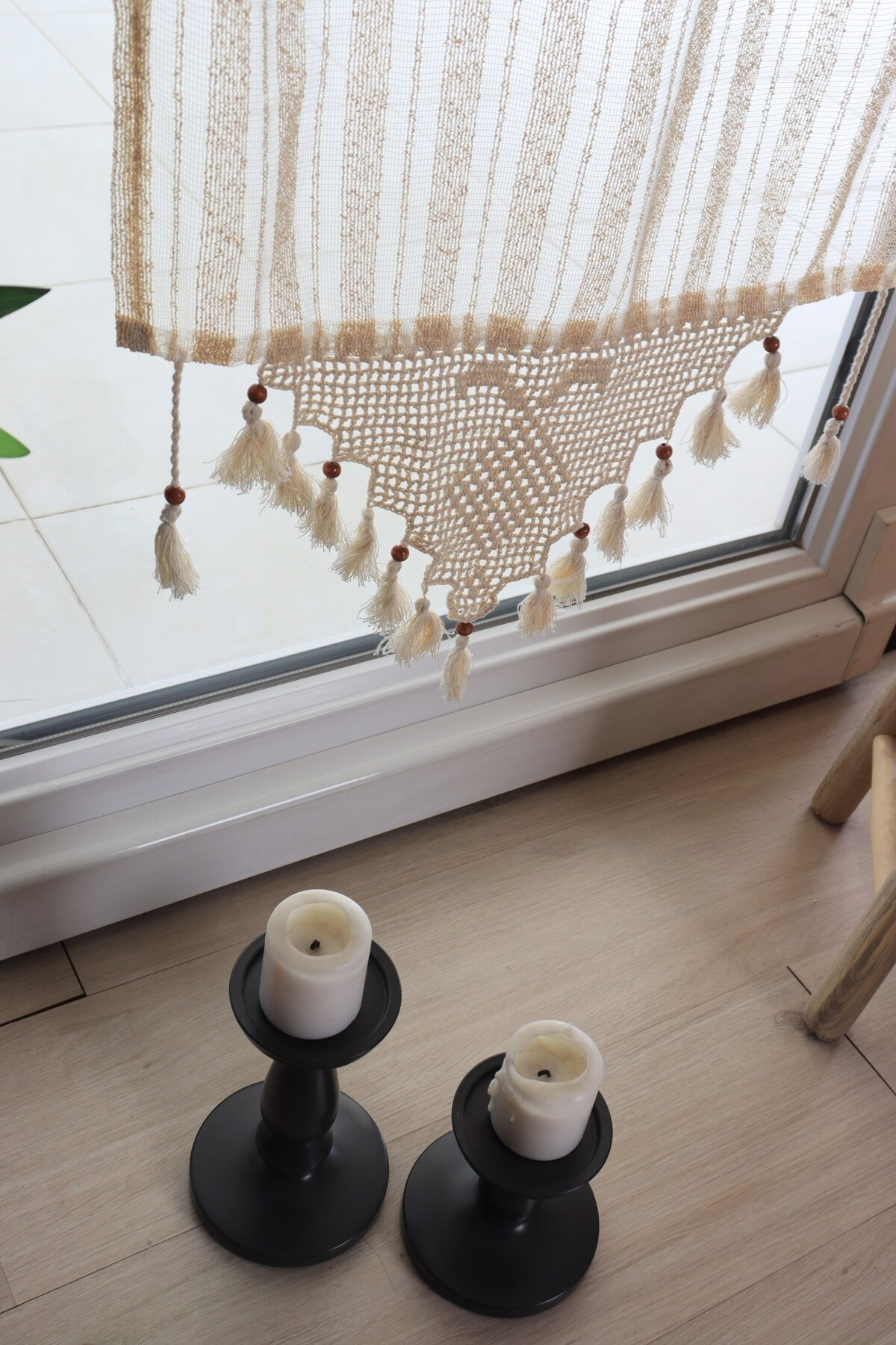 Buldan Concept Buldan Çizgili Tül Perde 220X200 Cm