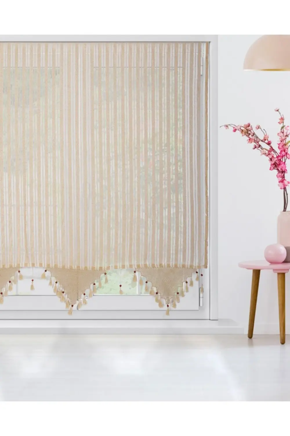 Buldan Çizgili Tül Perde