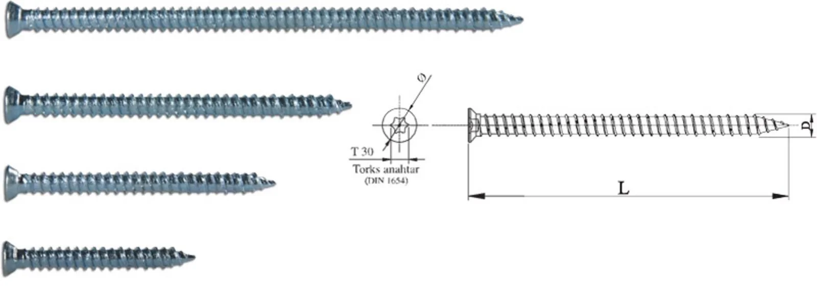 Buldex Vida 7,5X60 Dubelsiz Vida 6 cm 10 Adet Buldex Vida 7,5X60 Dubelsiz Vida 6 cm 10 Adet Fiyatı, Yorumları ve Özellikleri