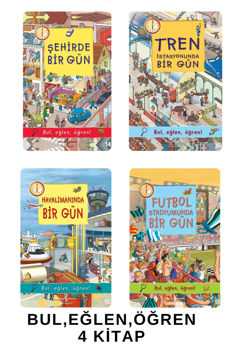 BUL,EĞLEN,ÖĞREN SETİ - 4 KİTAP