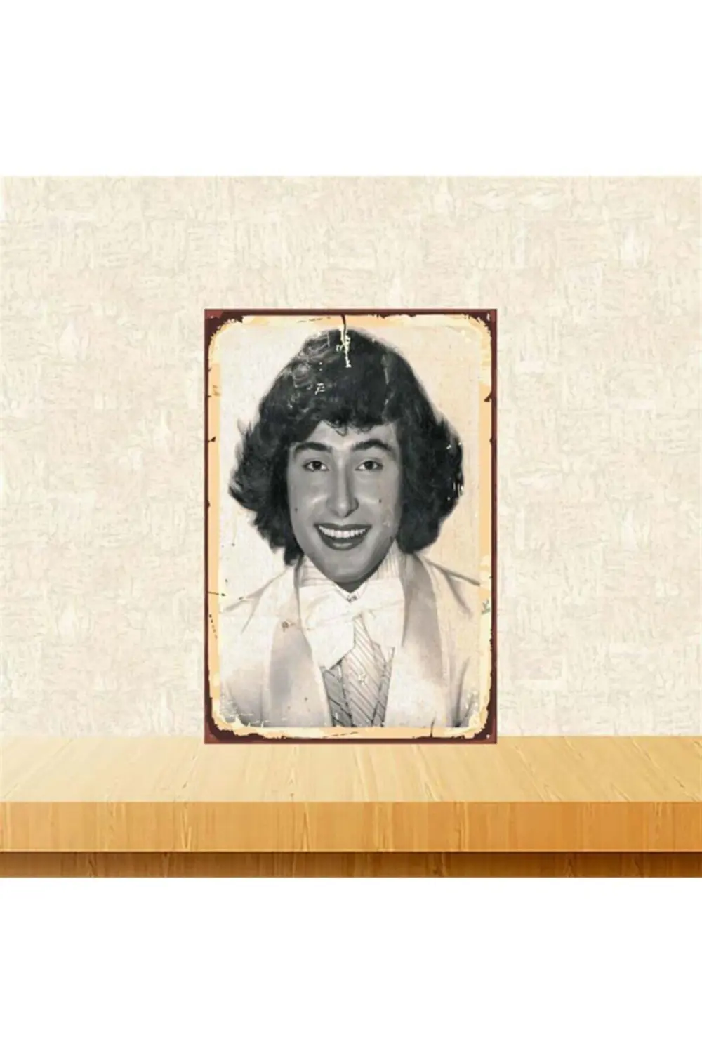 Bülent Ersoy Retro Ahşap Poster 20-30 cm Tkfx3781