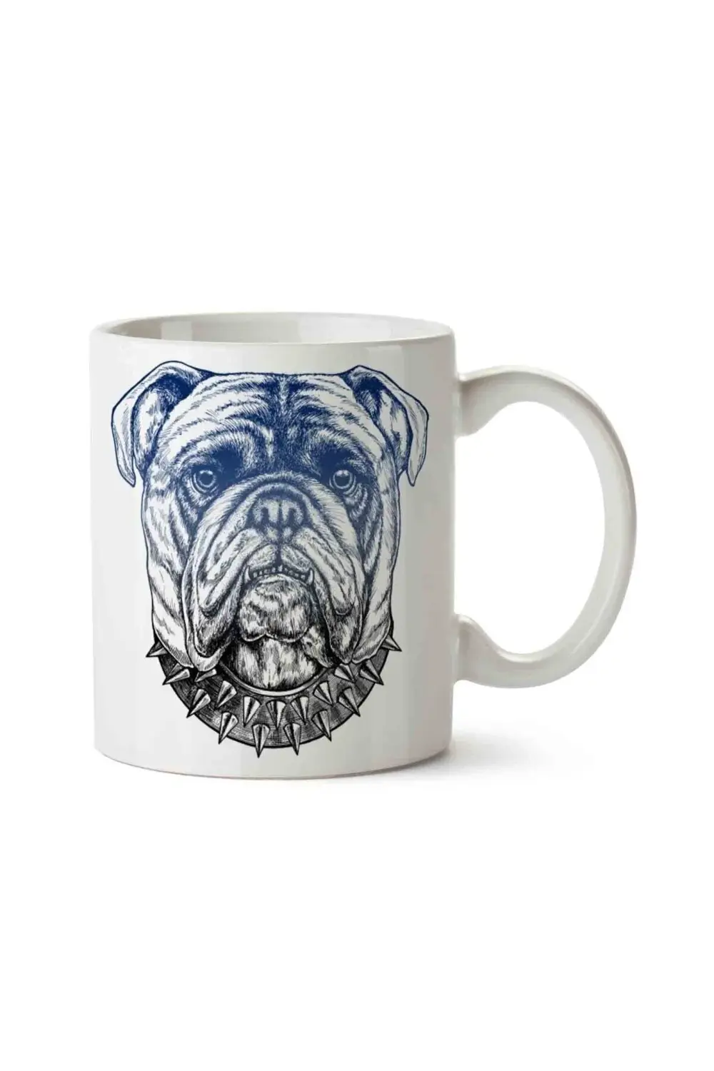 Bulldog Gritty Porselen Kupa Bardak
