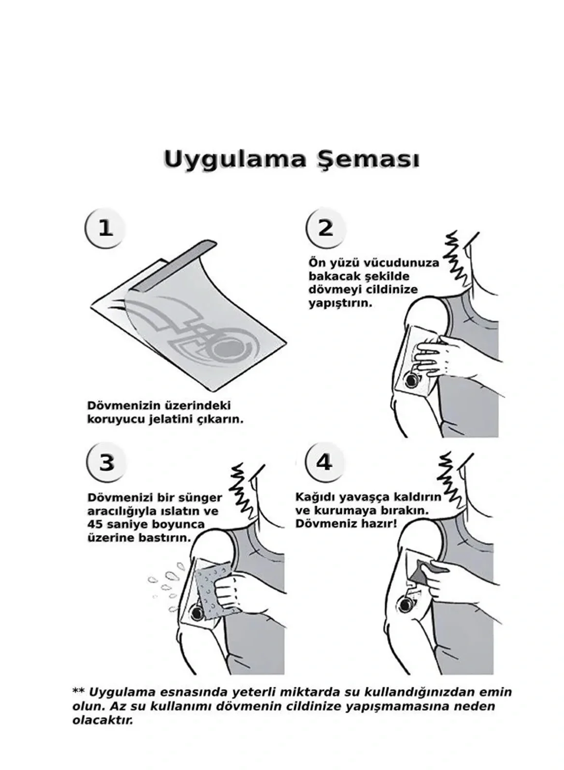 Bulutlar Melek Kanatları Geçici Dövme Şablonu Büyük Boy
