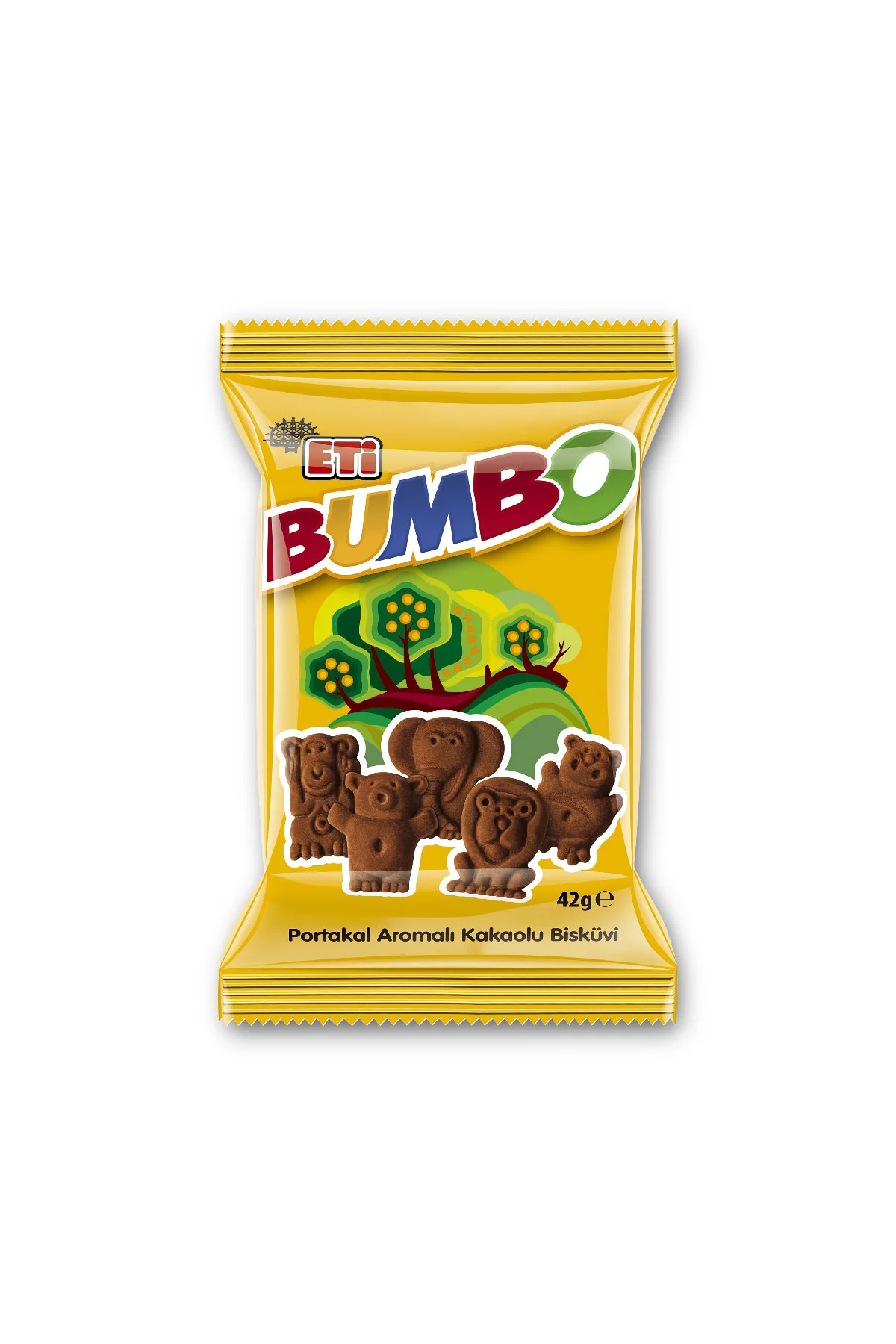 Bumbo Portakal Aromalı Kakaolu Bisküvi 42 g x 24 Adet