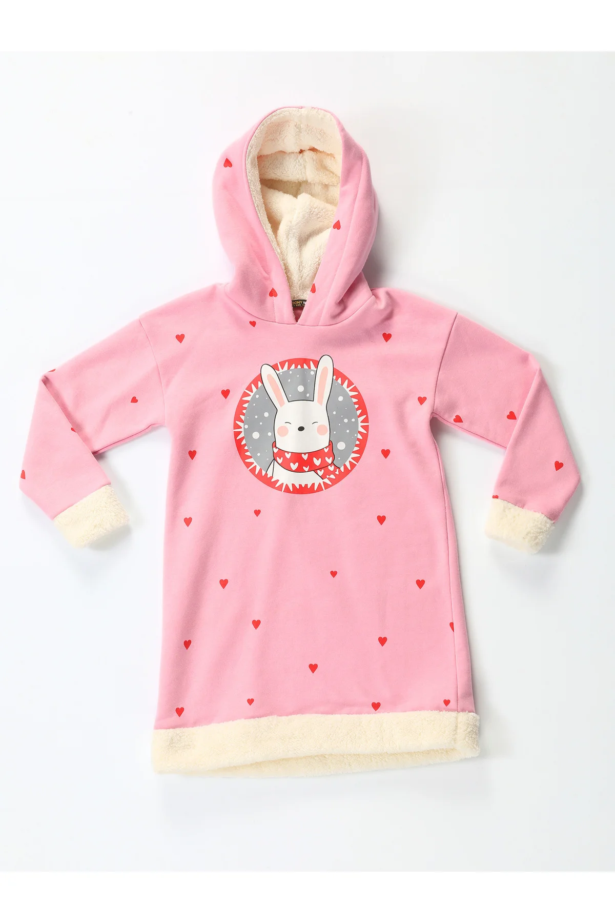 Bunny Pink Yumoş Kız Çocuk Elbise Bunny Pink Yumoş Kız Çocuk Elbise