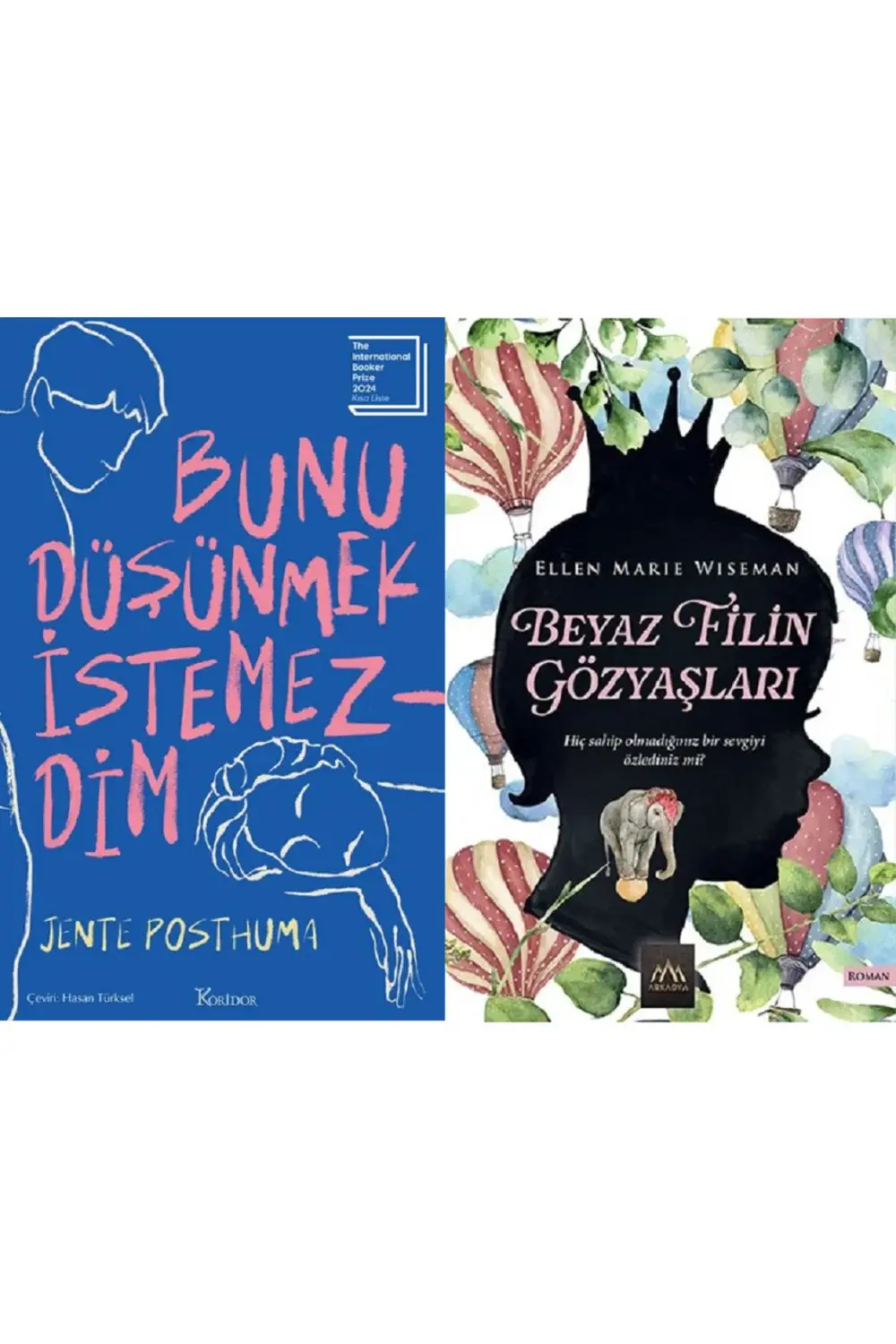 Bunu Düşünmek İstemezdim + Beyaz Filin Gözyaşları 2 Kitap Set