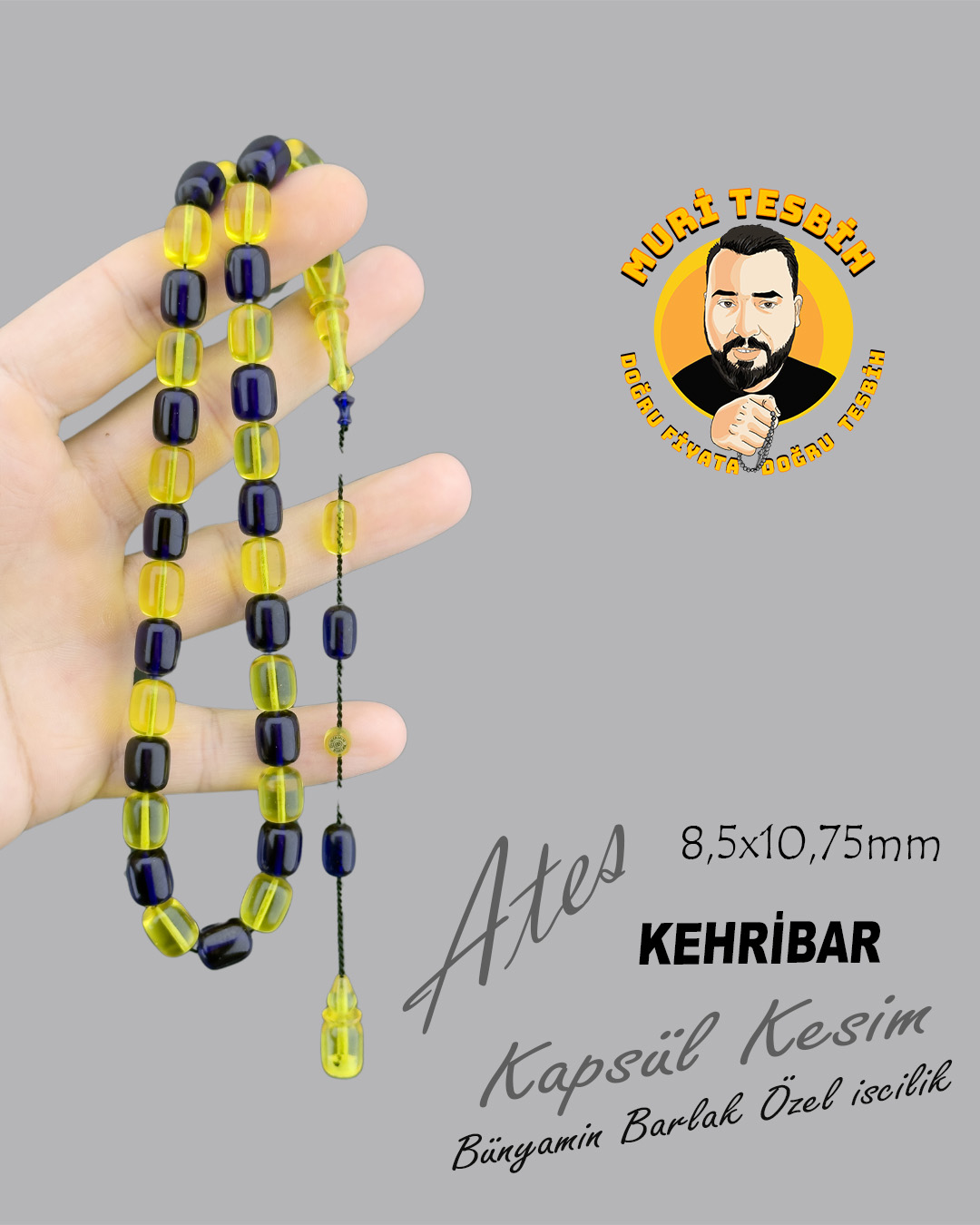 BÜNYAMİN BARLAK ATEŞ KEHRİBAR KAPSÜL KESİM 8,50X10,75