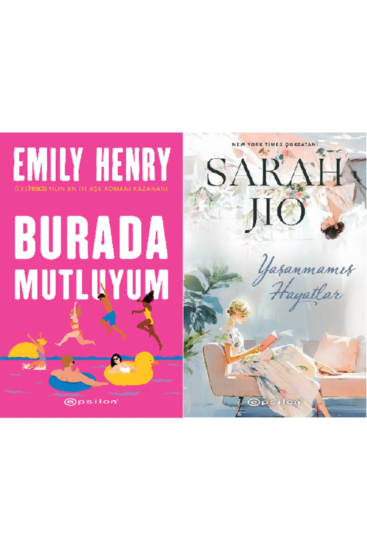 Burada Mutluyum + Yaşanmamış Hayatlar 2 Kitap Set