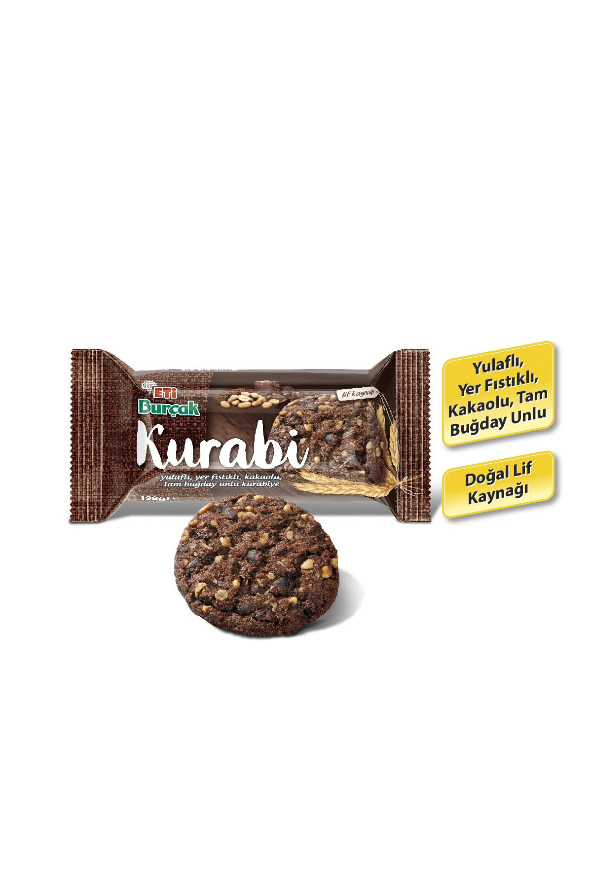 Burçak Kurabi Kakaolu 198 g x 12 Adet