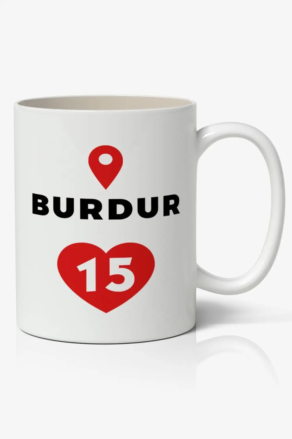 Burdur Baskılı Kupa Bardak Baskılı Kahve Kupa Bardak