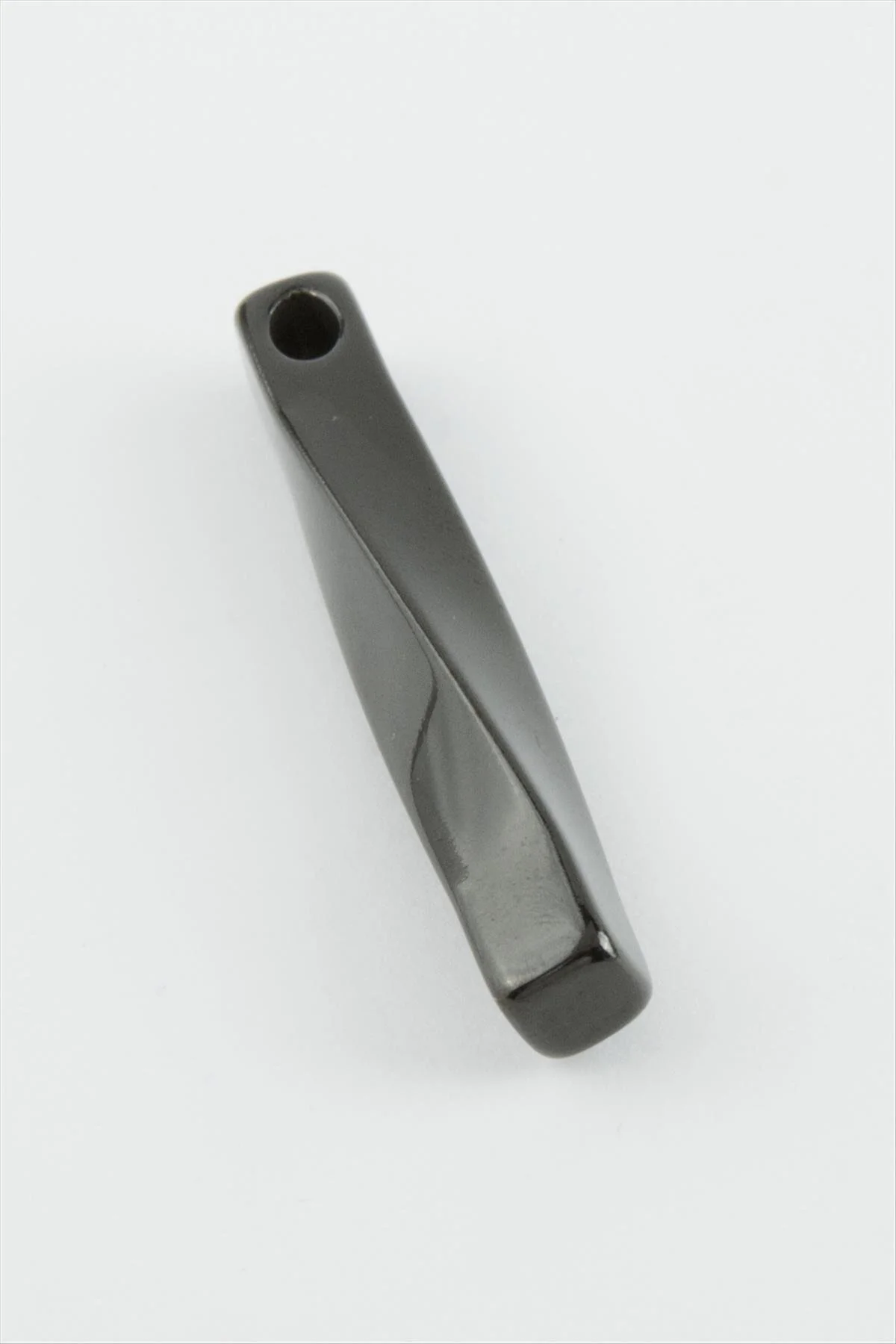 Burgulu İsim Yazılabilir Çelik Kolye Ucu 0,5*4 cm