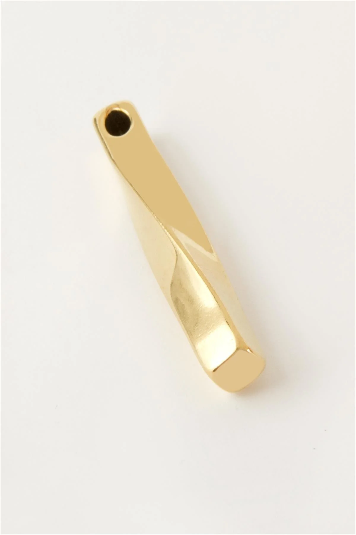 Burgulu İsim Yazılabilir Çelik Kolye Ucu 0,5*4 cm