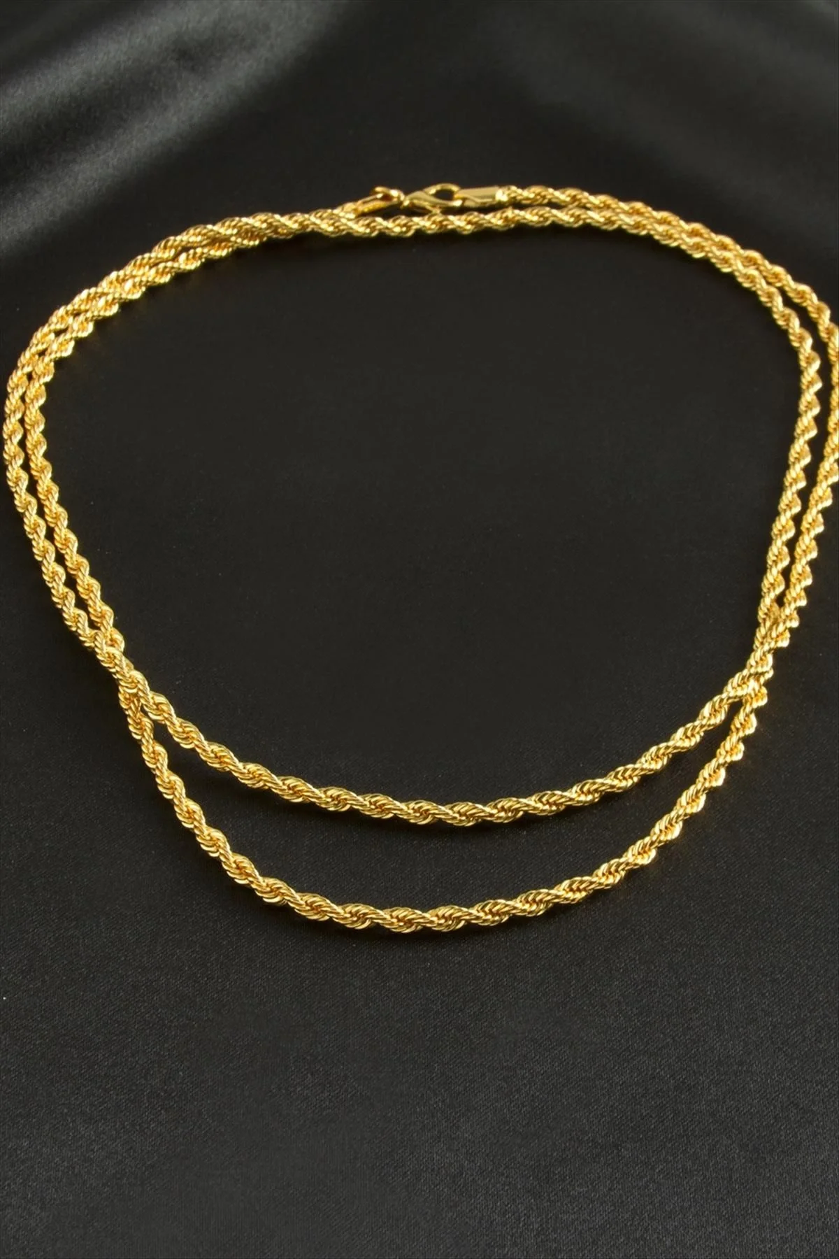 Burgulu Zincir Kolye 80 cm