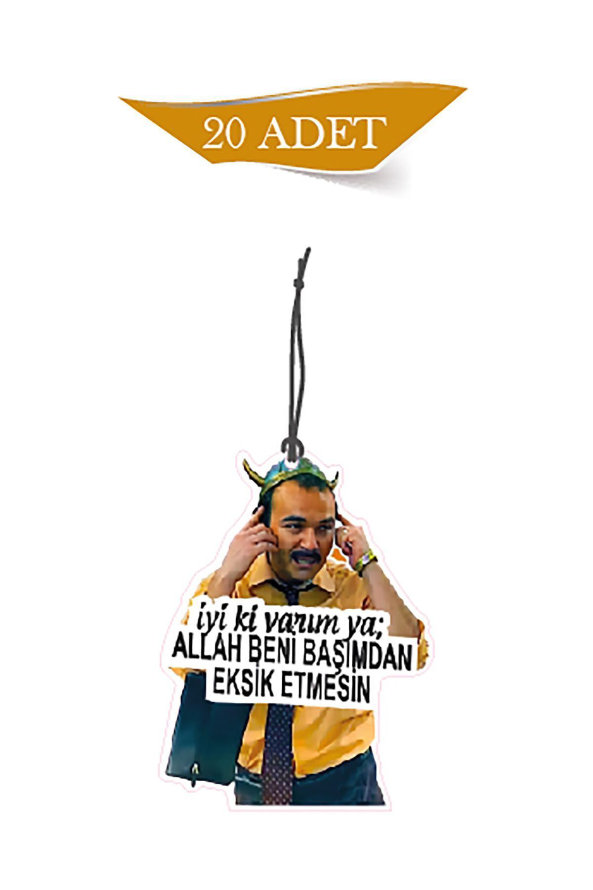 Bymeyla Burhan Altintop İyiki Varim Yaa Tasarimli 20'Li Dekoratif Oto Kok