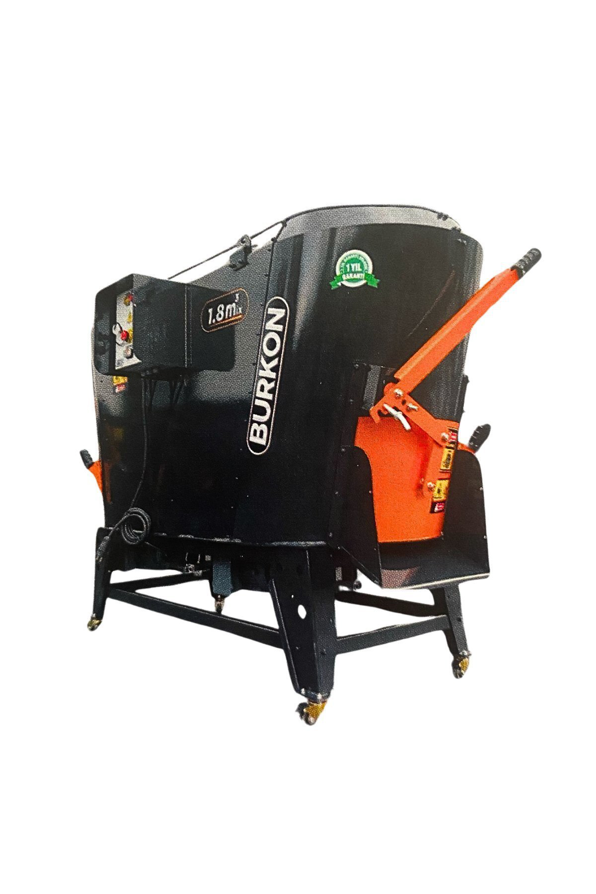 Burkon 1,8m³ Yem Karma Makinesi 380V