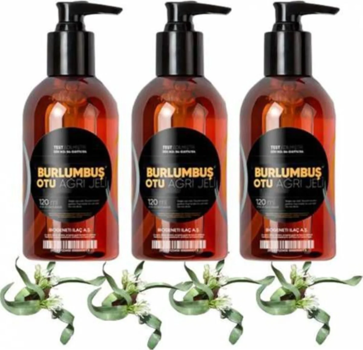 Burlumbuş 3 Adet Otu Bitkisel Jel 120 Ml – Eklem ve Kas Ağrılarına Doğal Çözüm