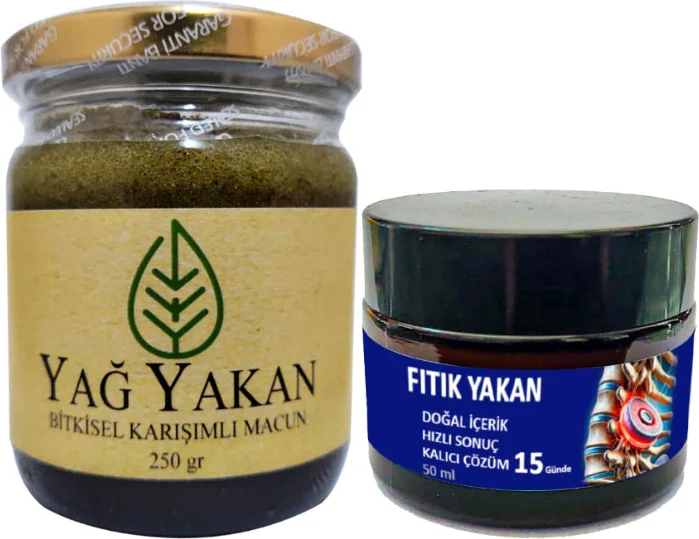 Burneron Yağyakan Macun 250 ml + Fıtıkyakan Krem 50 ml - Etkili Vücut Bakımı