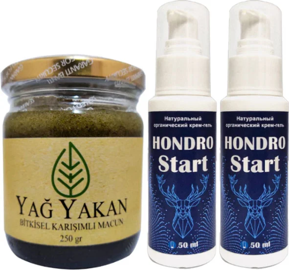 Burneron Yağyakan Macun 250 ml + 2 Adet Hondro Star Kremi