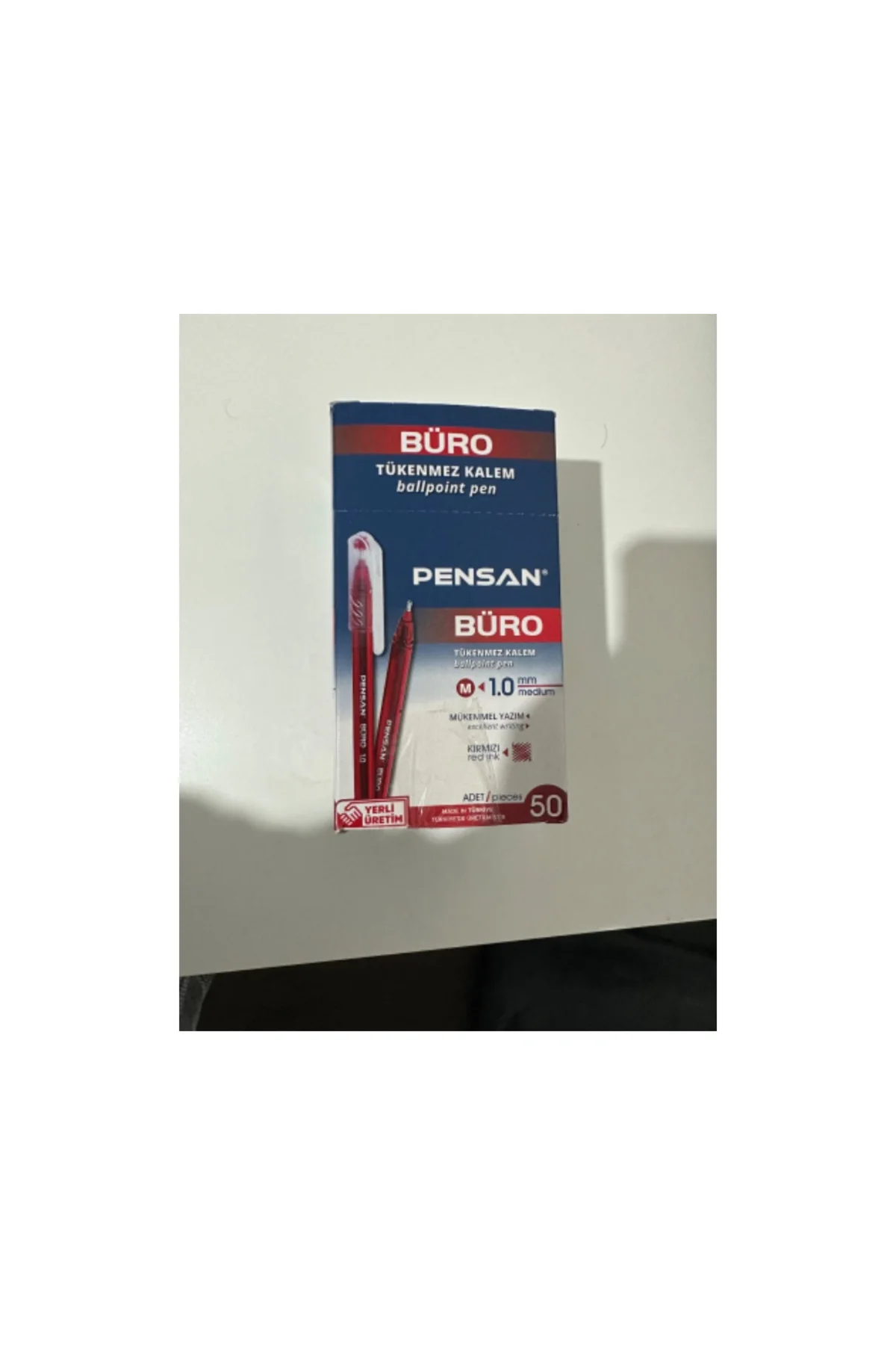 Büro Tükenmez Kalem 1mm 2270 Kırmızı 100'LÜ Büro Tükenmez Kalem 1mm 2270 Kırmızı 100'LÜ - Görsel 4