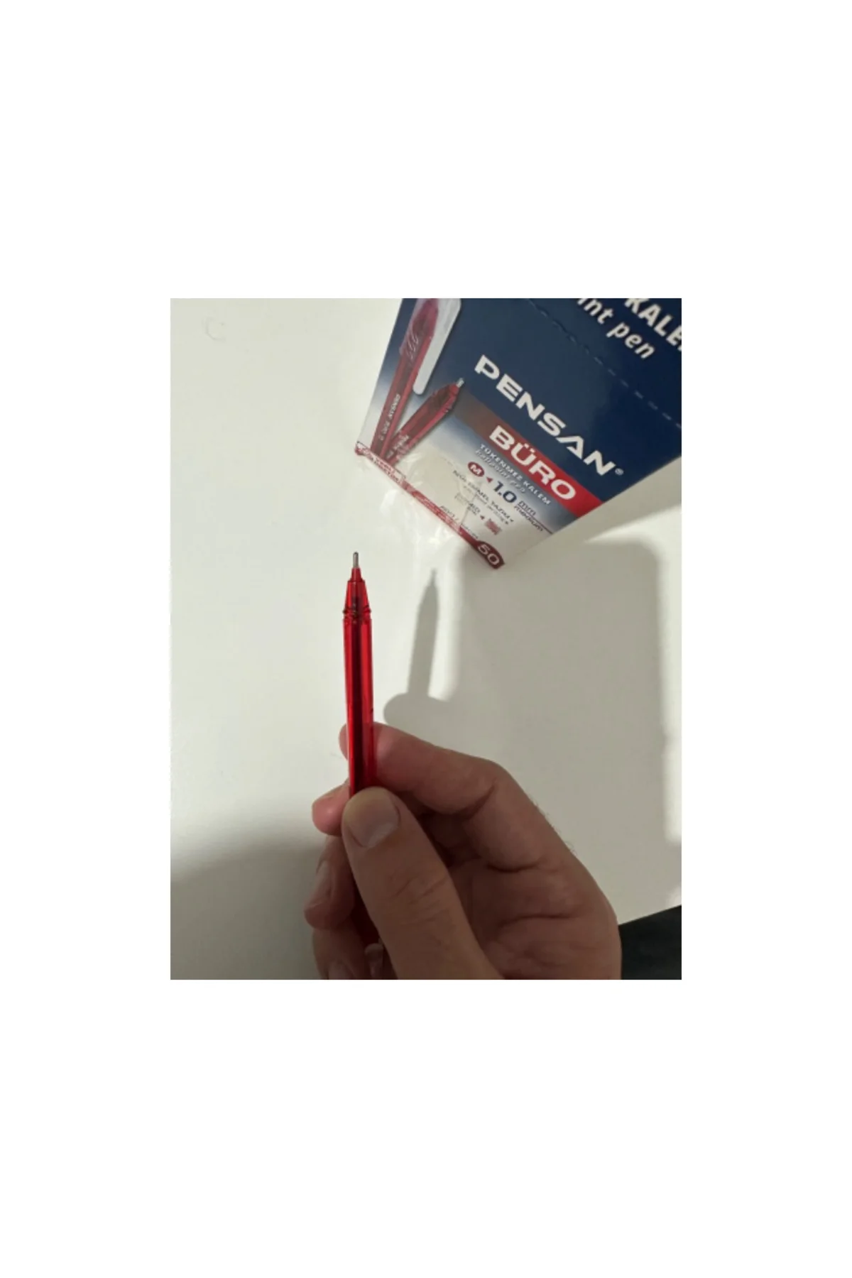 Büro Tükenmez Kalem 1mm 2270 Kırmızı 100'LÜ Büro Tükenmez Kalem 1mm 2270 Kırmızı 100'LÜ - Görsel 5
