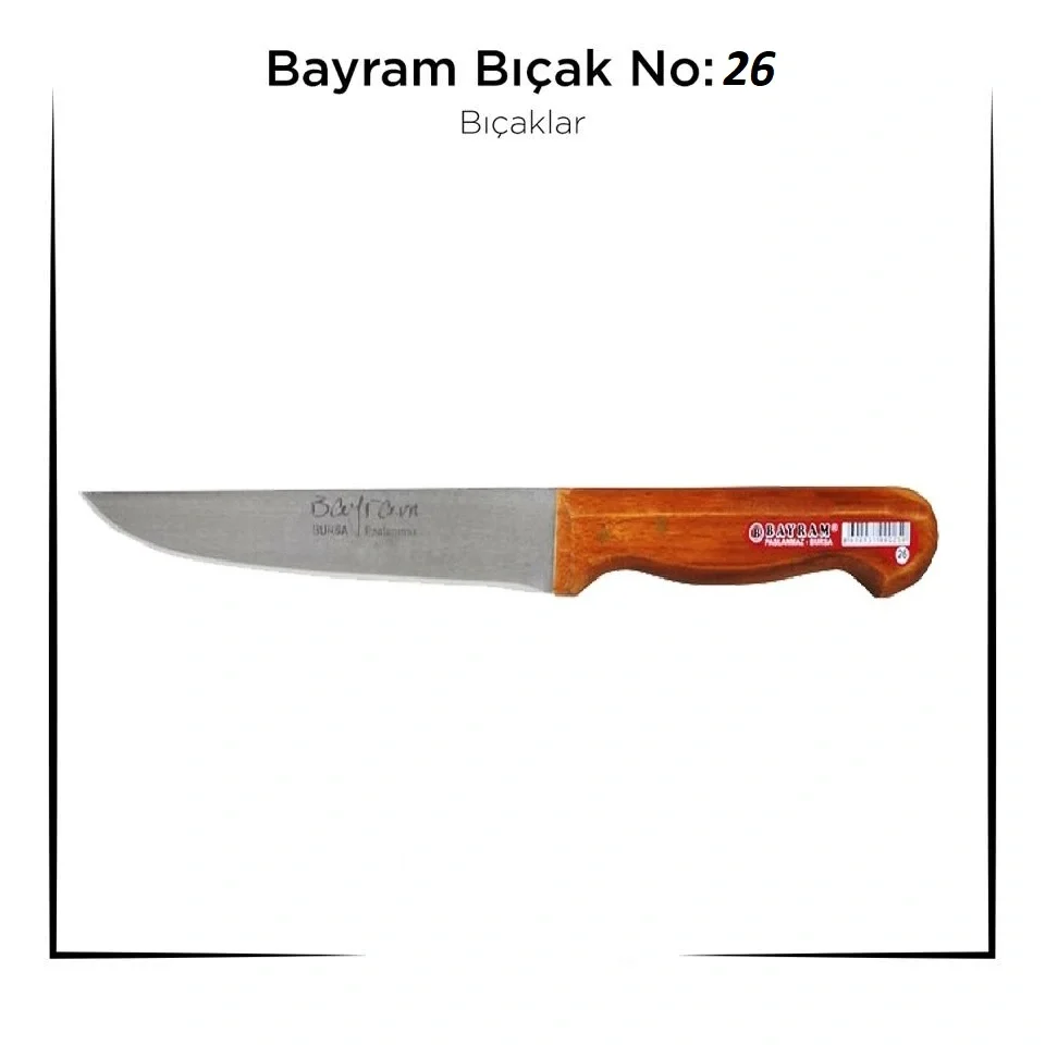 Bursa Bıçağı Bayram Kurban Bıçağı Yemek Bıçağı No : 26 Bursa Bıçağı Bayram Kurban Bıçağı Yemek Bıçağı No : 26 Fiyatı, Yorumları ve Özellikleri