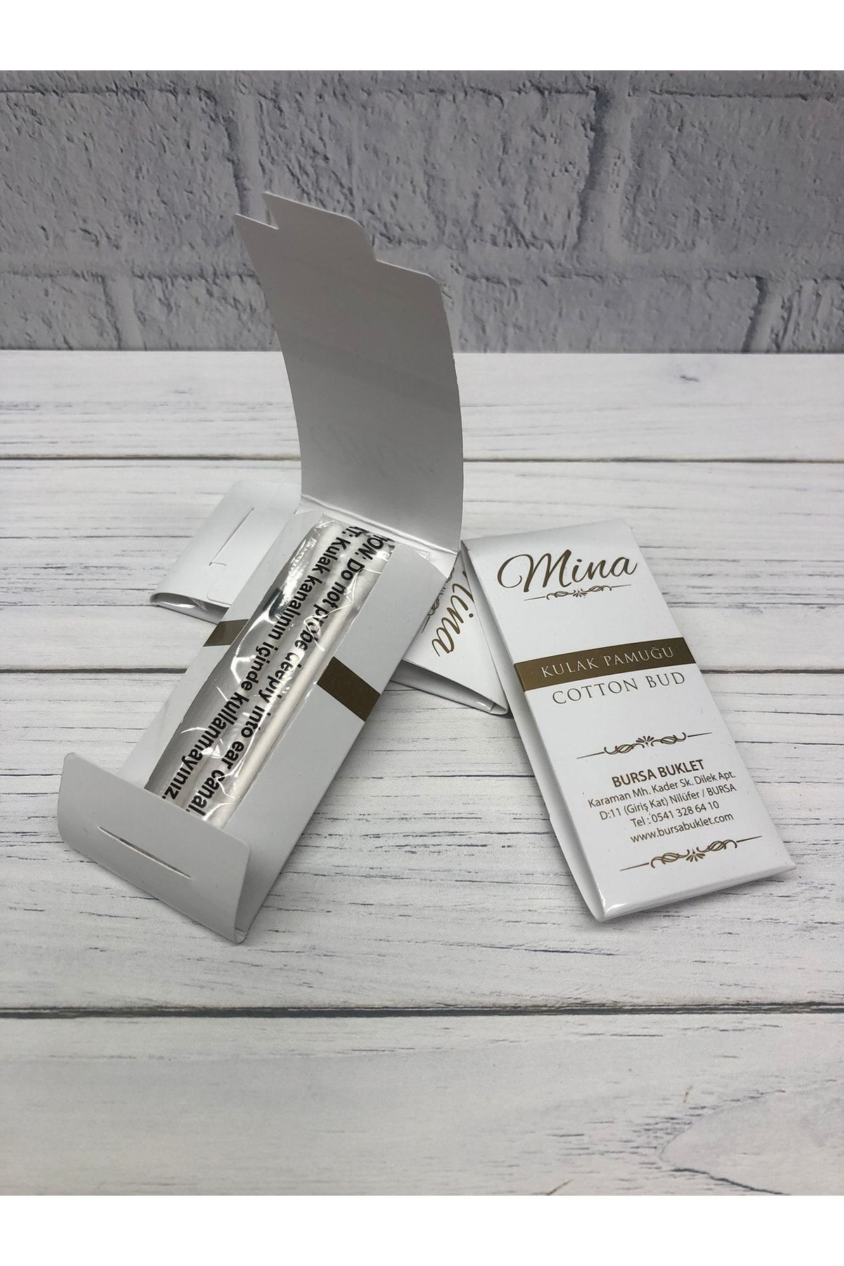 Mina Bursa Buklet Otel Kulak Çubuğu 1 Koli 150 Adet