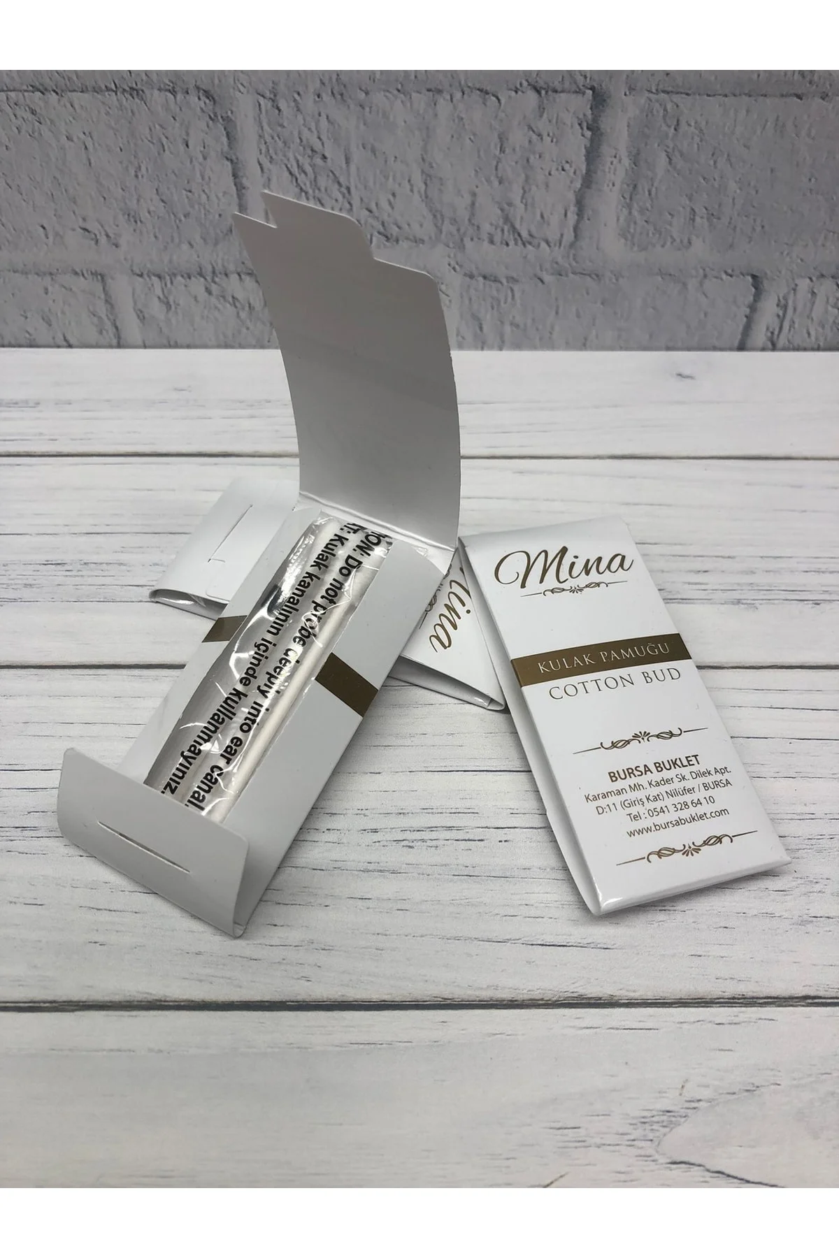 Bursa Buklet Otel Kulak Çubuğu 1 Koli 150 Adet